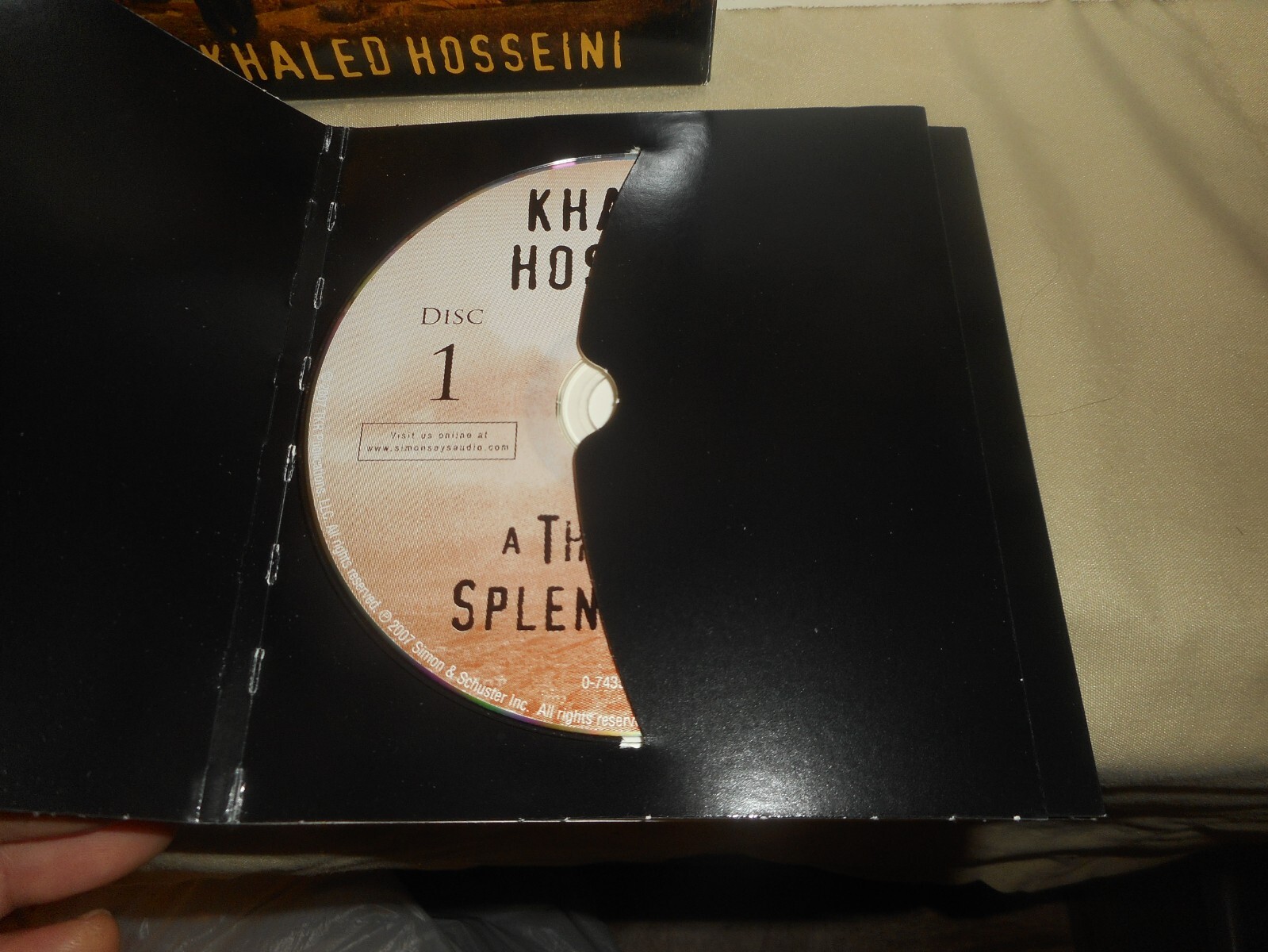 A Thousand Splendid Suns by Khaled Hosseini AUDIOBOOK 5 CD’s Like New