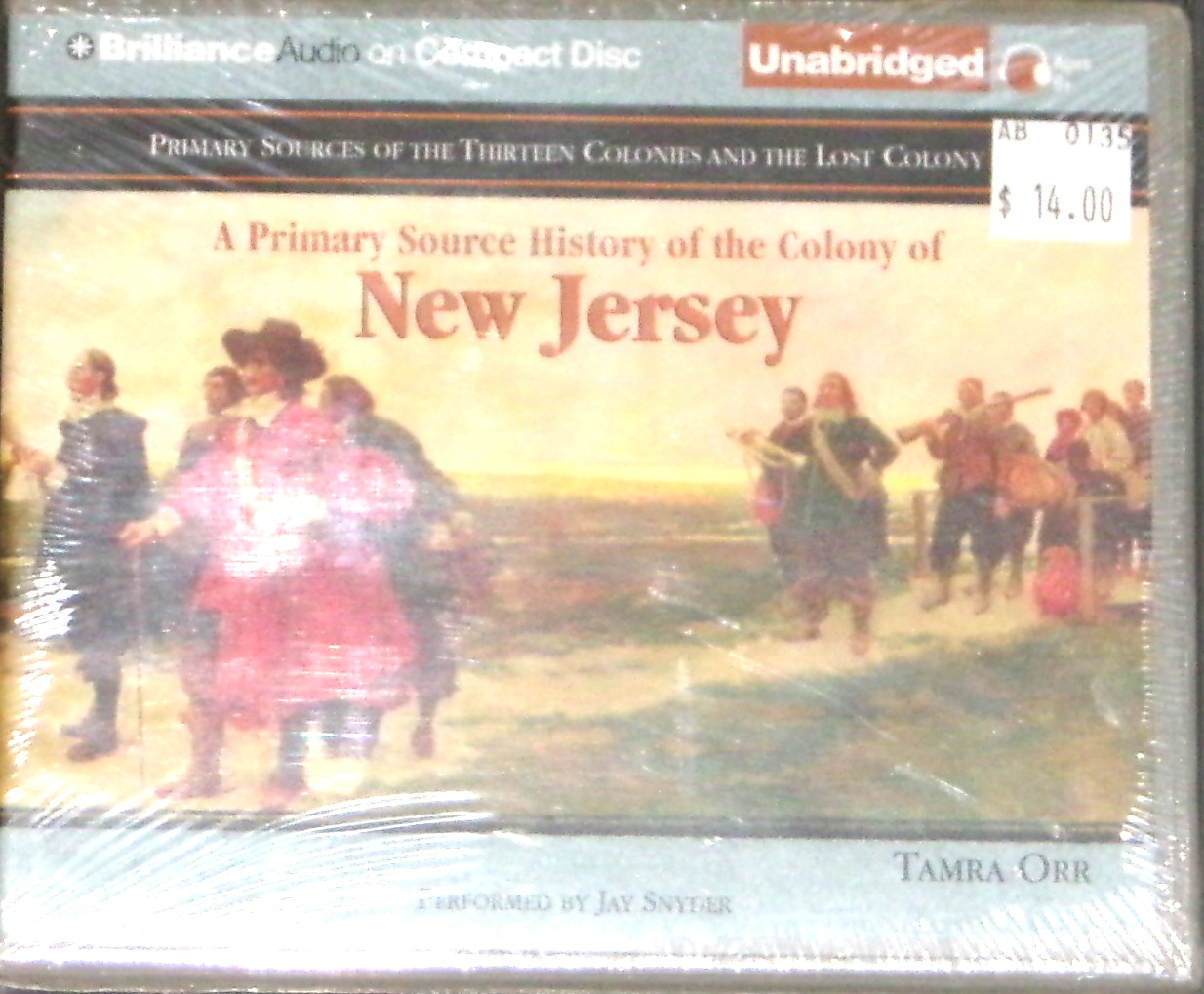 A Primary Source History of the Colony of New Jersey, Audio Book, CD, New