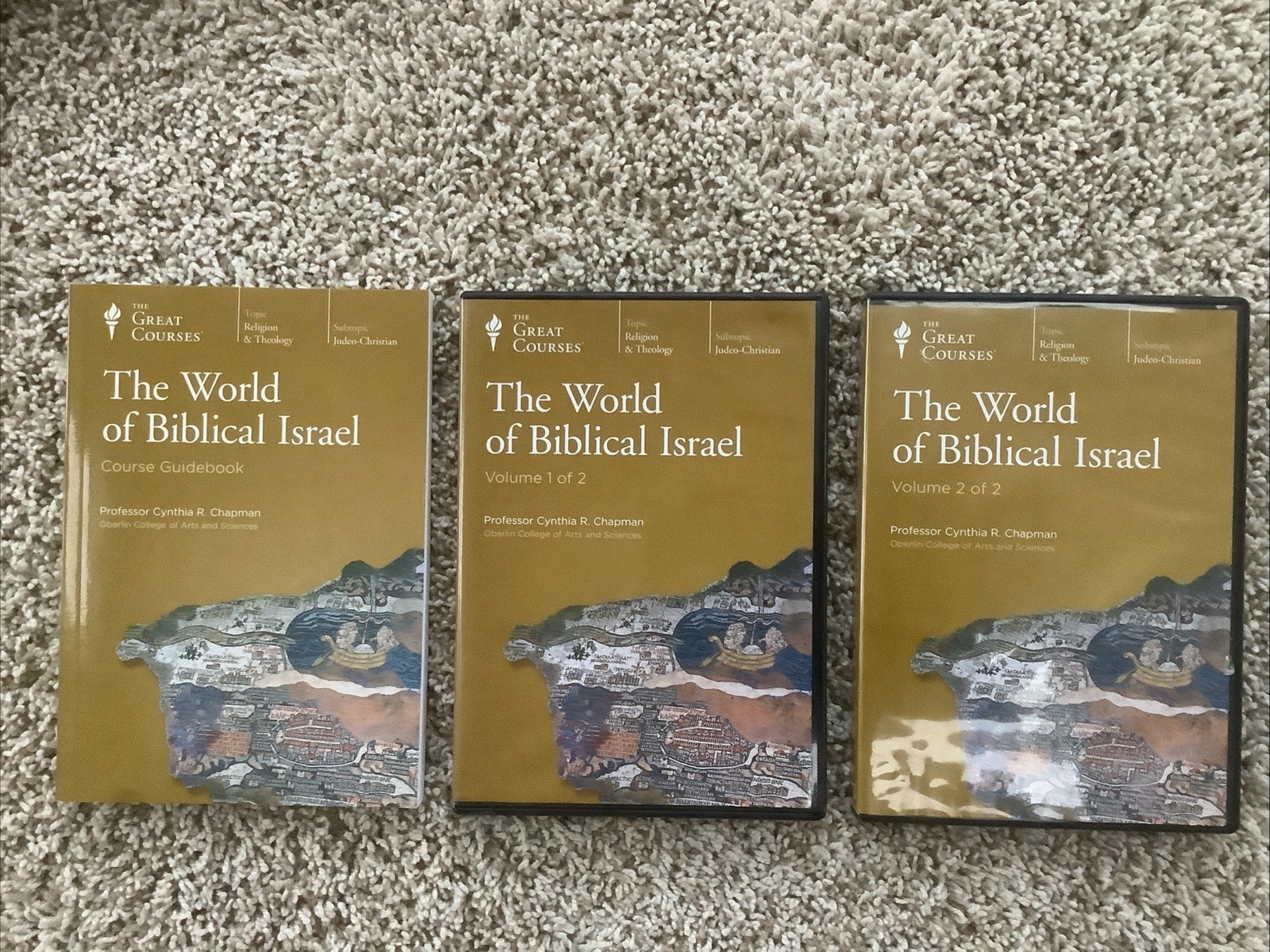The World of Biblical Israel by Cynthia Chapman; 2013, Audio CD’s plus Guidebook