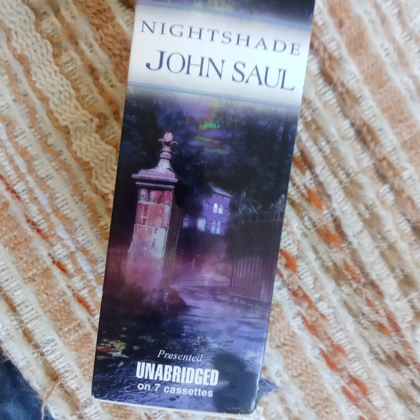 Nightshade by John Saul AudioBook — 11 hours on 7 cassettes, unabridged