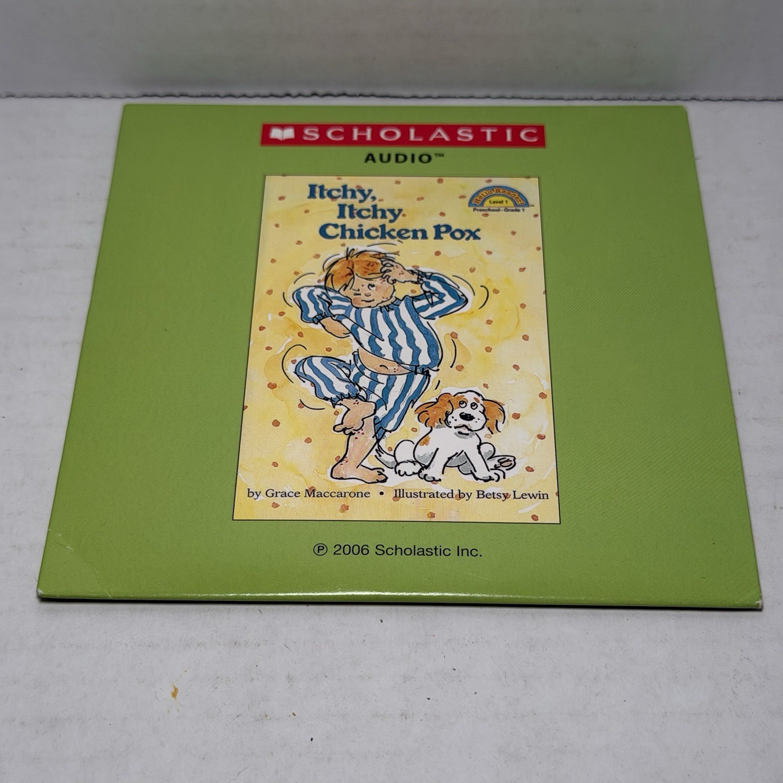 2000s Scholastic Itchy Itchy Chicken Pox Audiobook CD Grace Maccarone