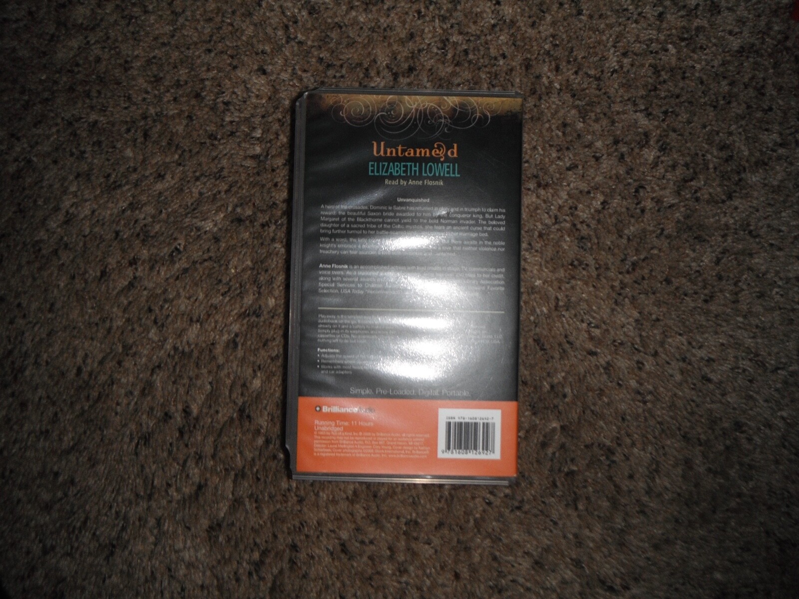 Untamed (Medieval Trilogy) — Audiobook Playaway By Lowell, Elizabeth — VERY GOOD