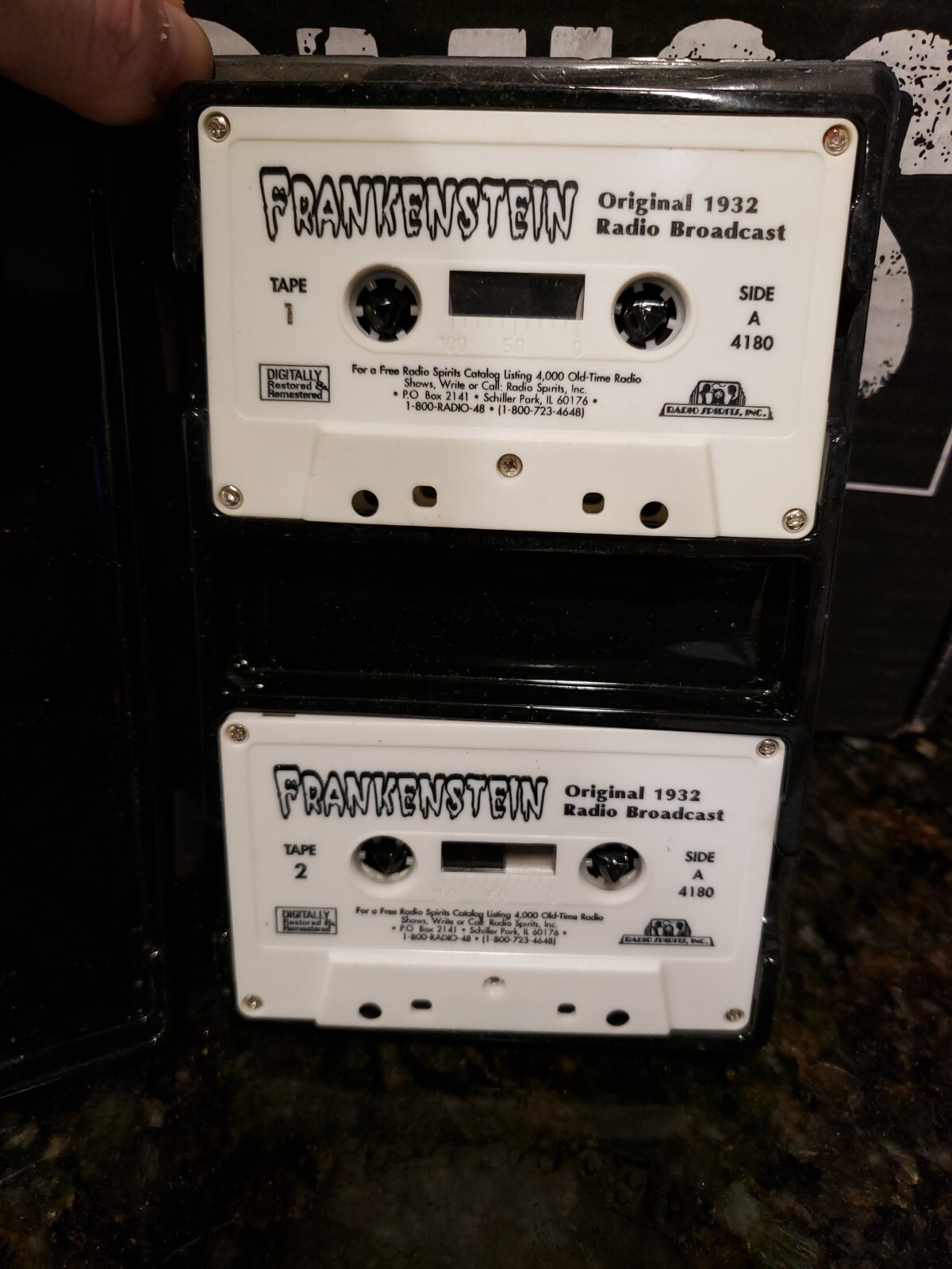 Frankenstein Mary Shelley 1998 Audio Cassette Horror Collectible Radio Broadcast