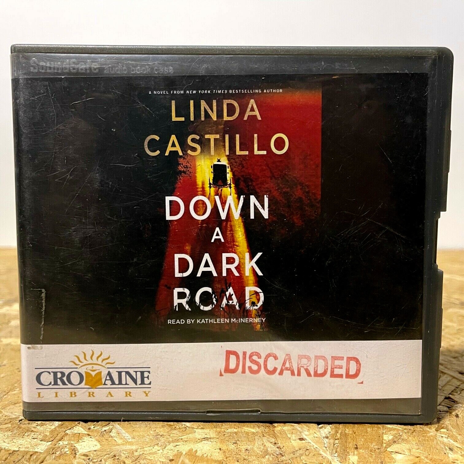 Down a Dark Road by Linda Castillo Ex Lib 8 CD Unabridged Audiobook Free Ship