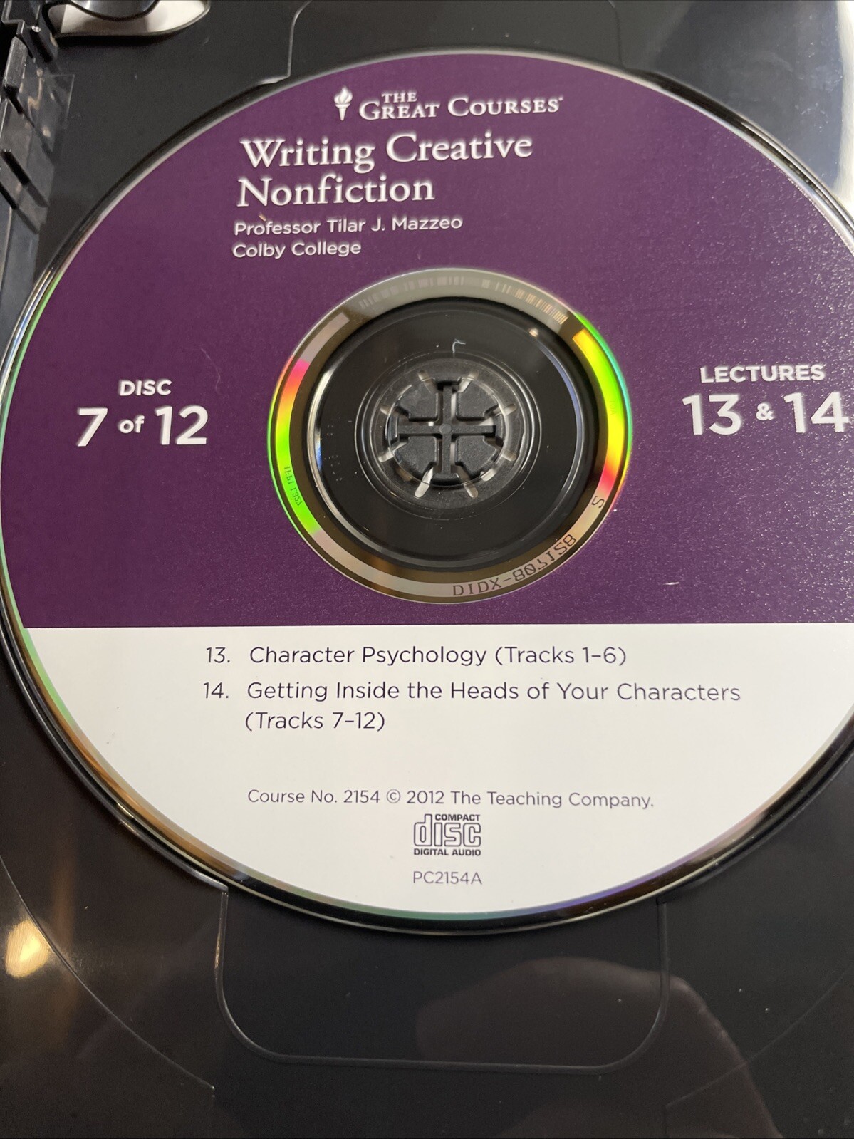 The Great Courses: Writing Creative Nonfiction 12 Audio CDs Only Volume 1 & 2