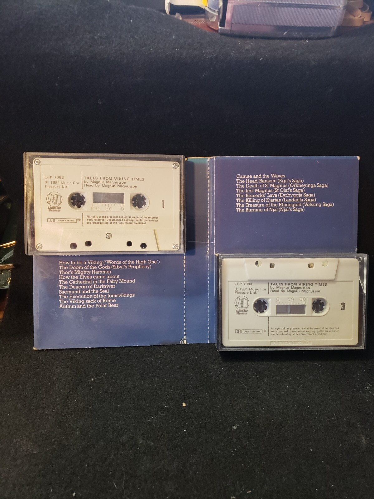 VTG 1981 MAGNUS MAGNUSSON «Tales From Viking Times» 2 Cassette Set