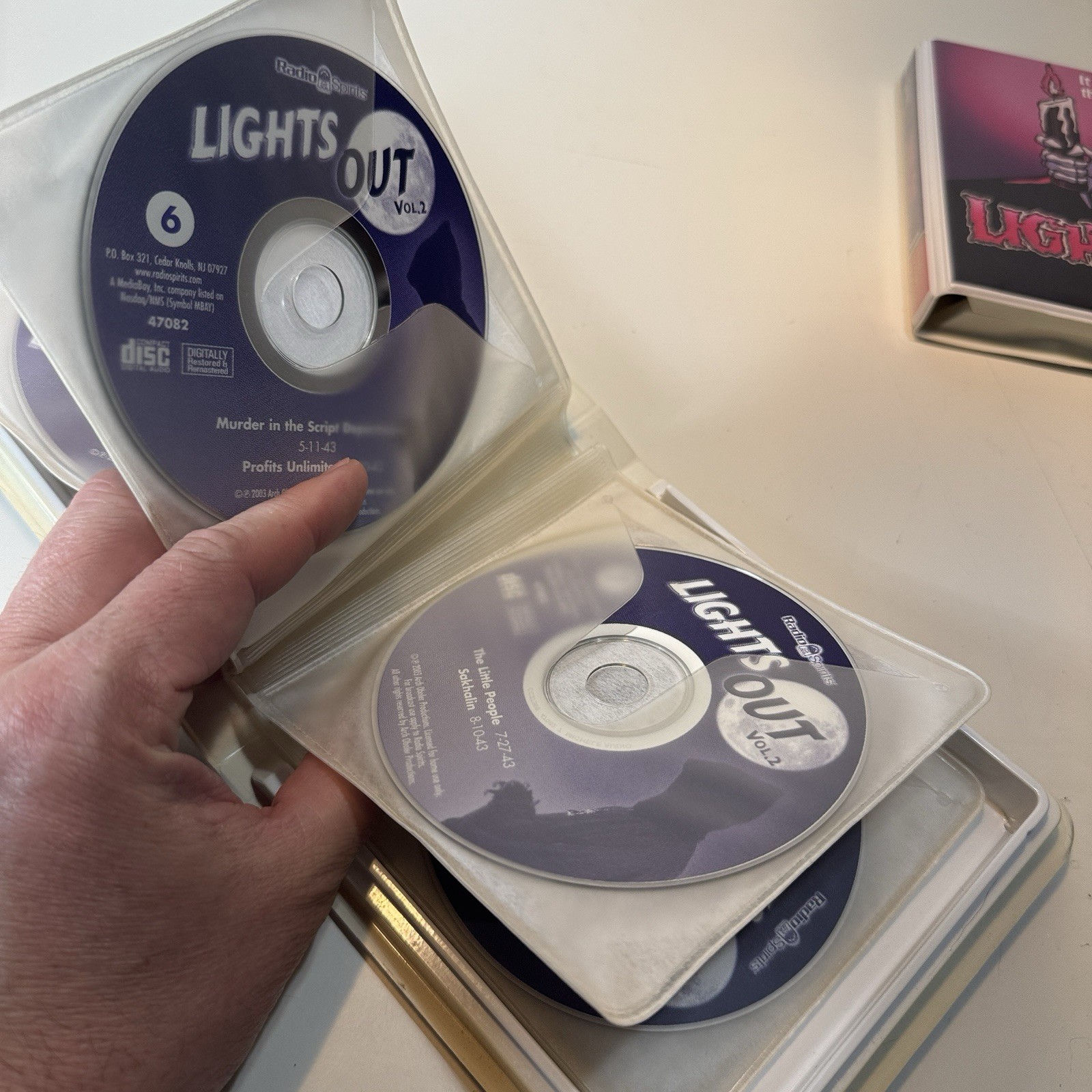 Radio Spirits LIGHTS OUT Show Volume 1 & 2 36 Episodes 18 Audio CD 18 HRS Horror