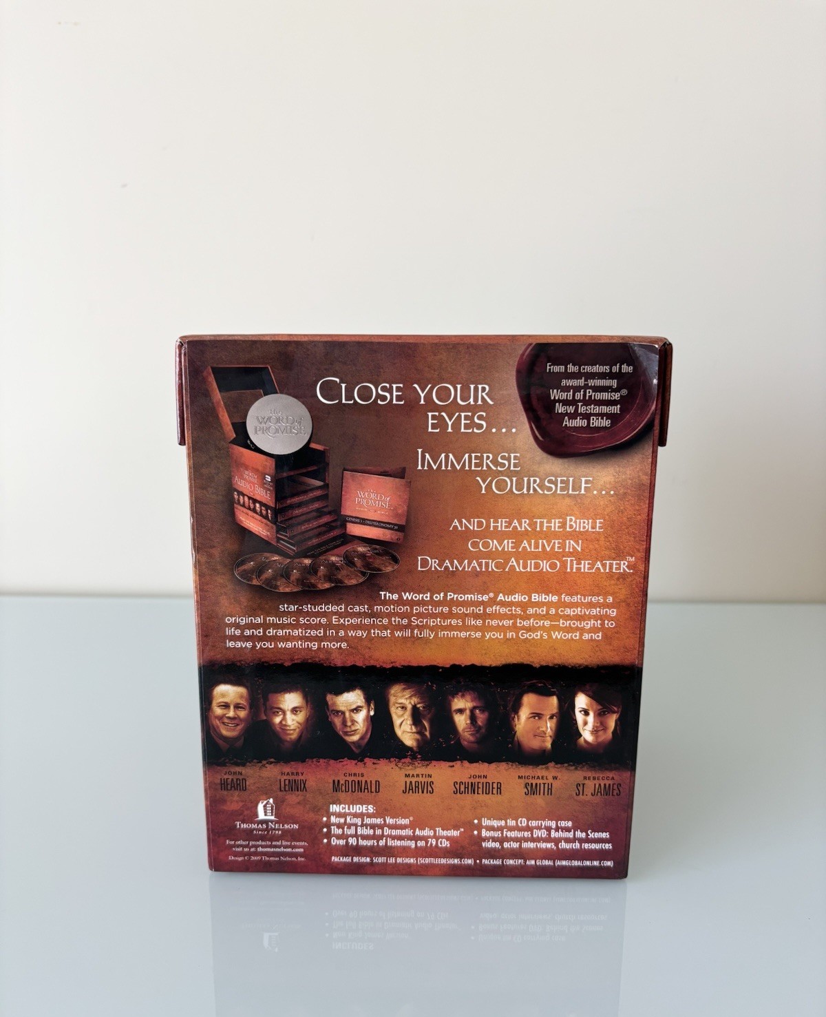 The Word Of Promise Audio Bible NKJV 79-CD Box Set + Travel Case *One Missing*