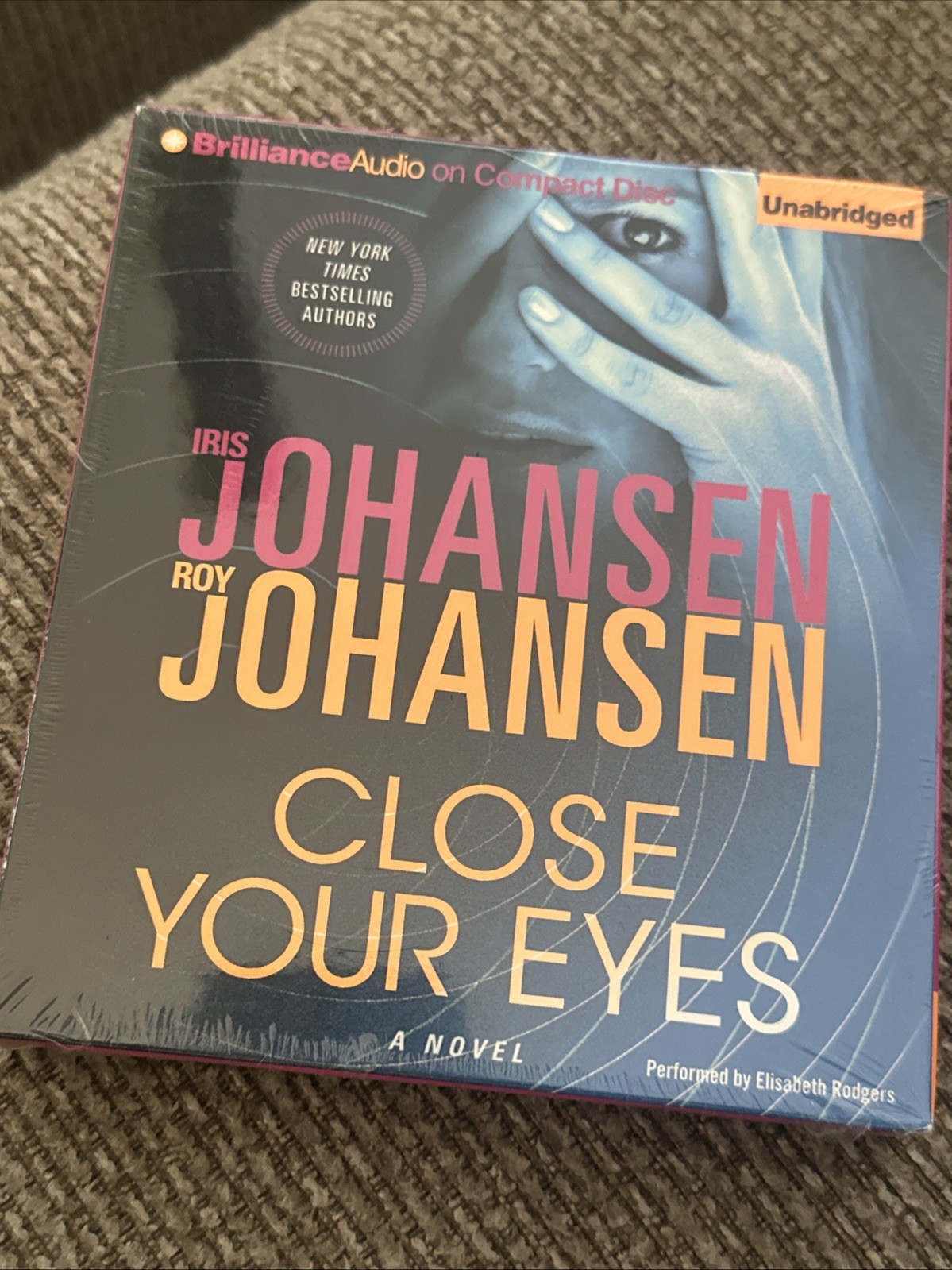 NEW 2012 Close Your Eyes 9-cd Audiobook Johansen S5 sealed unabridged