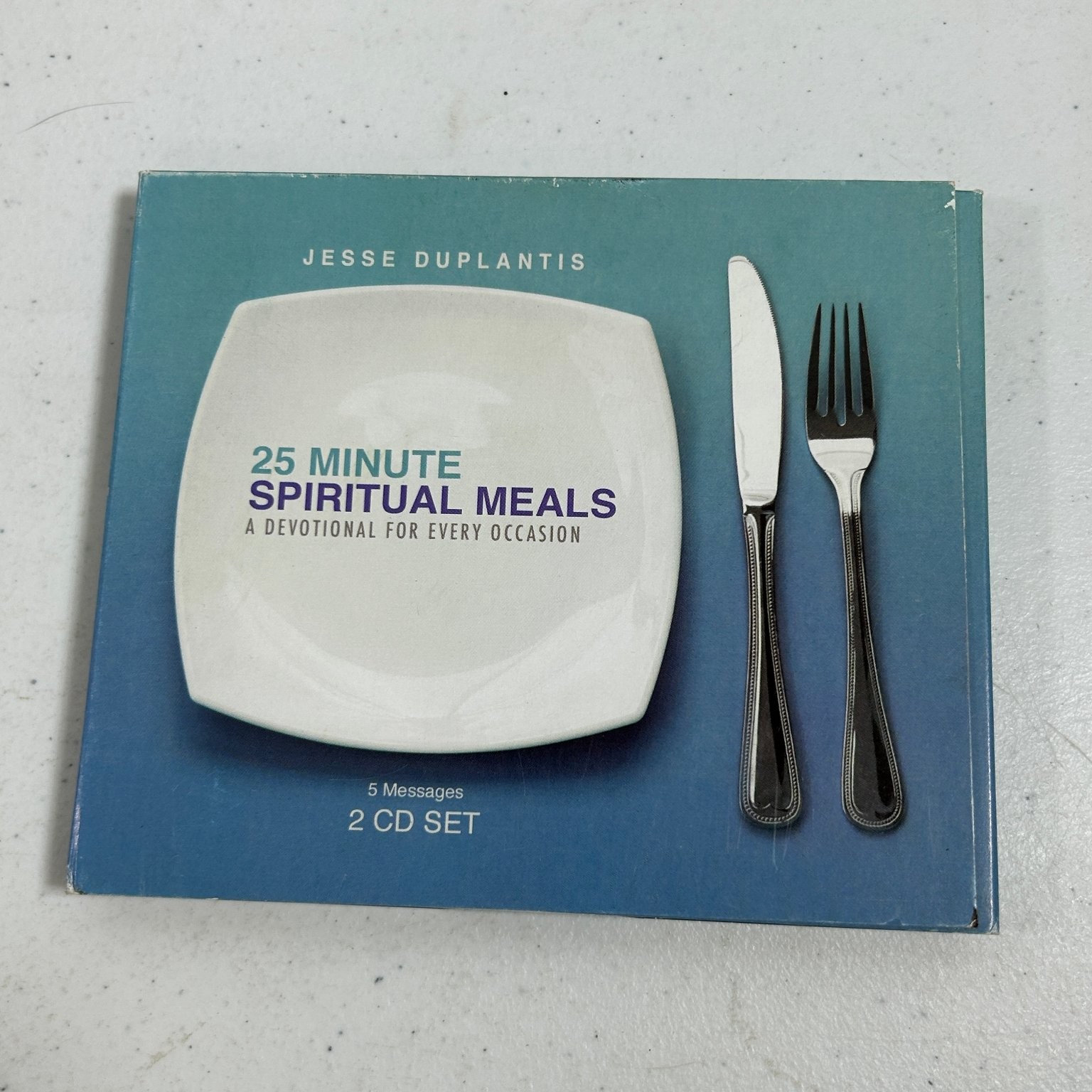25 Minute Spiritual Meals by Jesse Duplantis Audiobook CDs 2 Discs