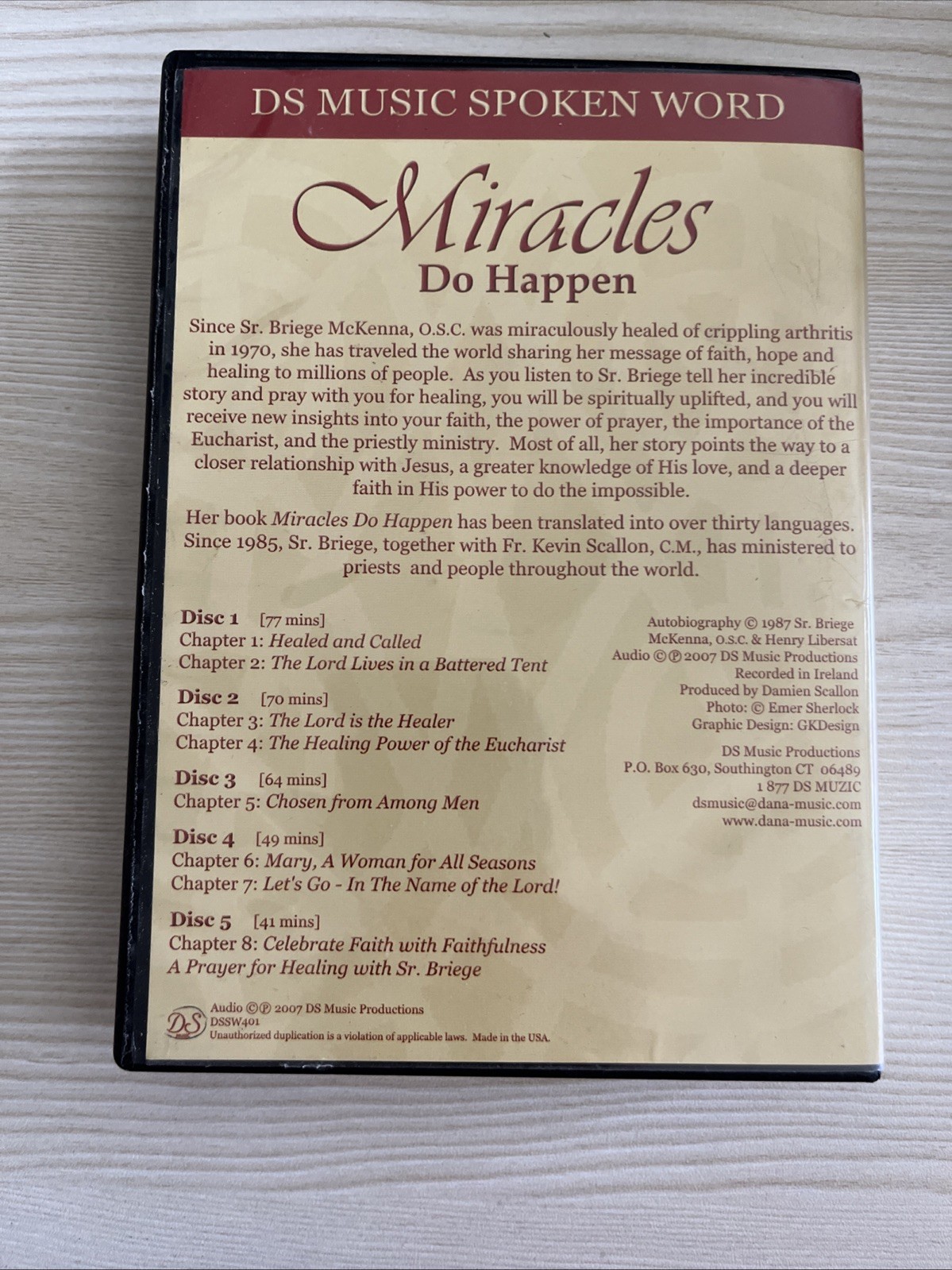 Miracles Do Happen Audiobook CD Set by Sr. Briege McKenna O.S.C. — Inspirational