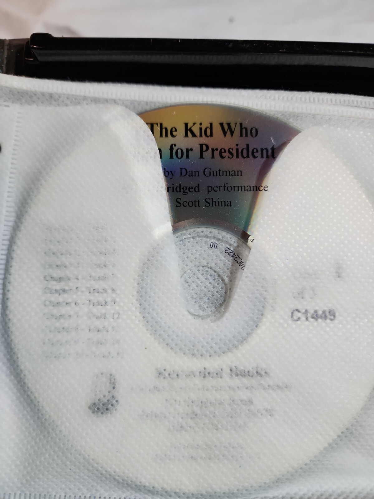 The KID Who Ran For PRESIDENT 2001 Recorded AUDIO Book on 3 CD Scott Shina