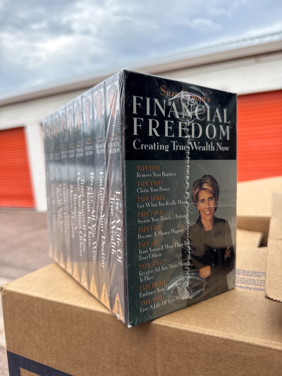 Suze Orman Financial Freedom 9 Cassette Tape Set New Sealed