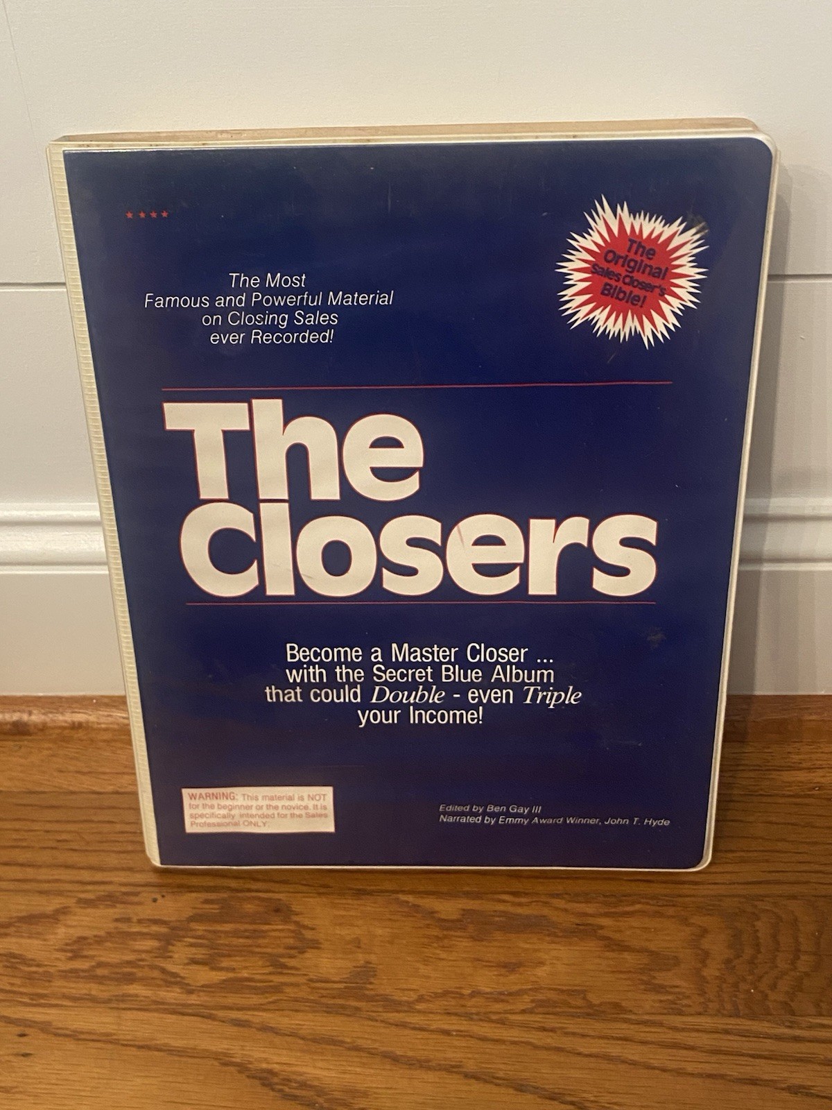 The Closers Sales Closer’s Bible Ben Gay III 15-tape Audiobook Set Rare