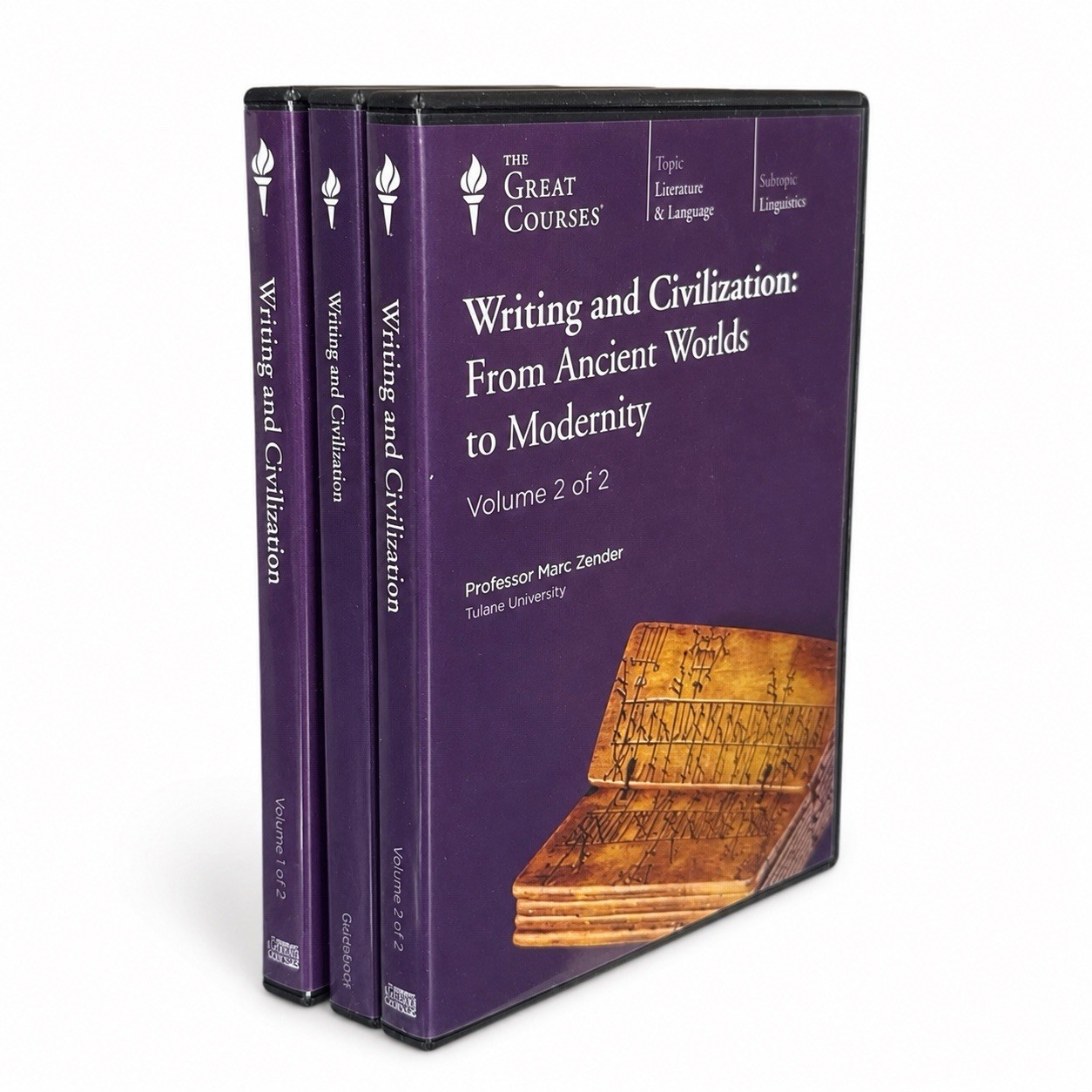 The Great Courses: Writing And Civilization/MARC ZENDER/12 CDs + GUIDEBOOK