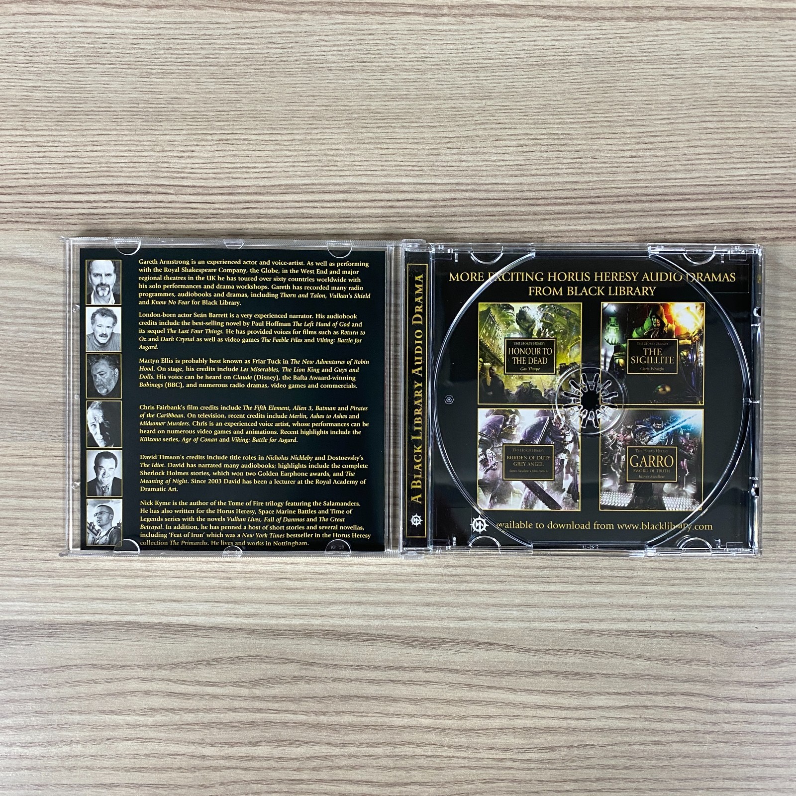 CENSURE THE HORUS HERESY AUDIO DRAMA CD BLACK LIBRARY WARHAMMER 40KULTRAMRINES
