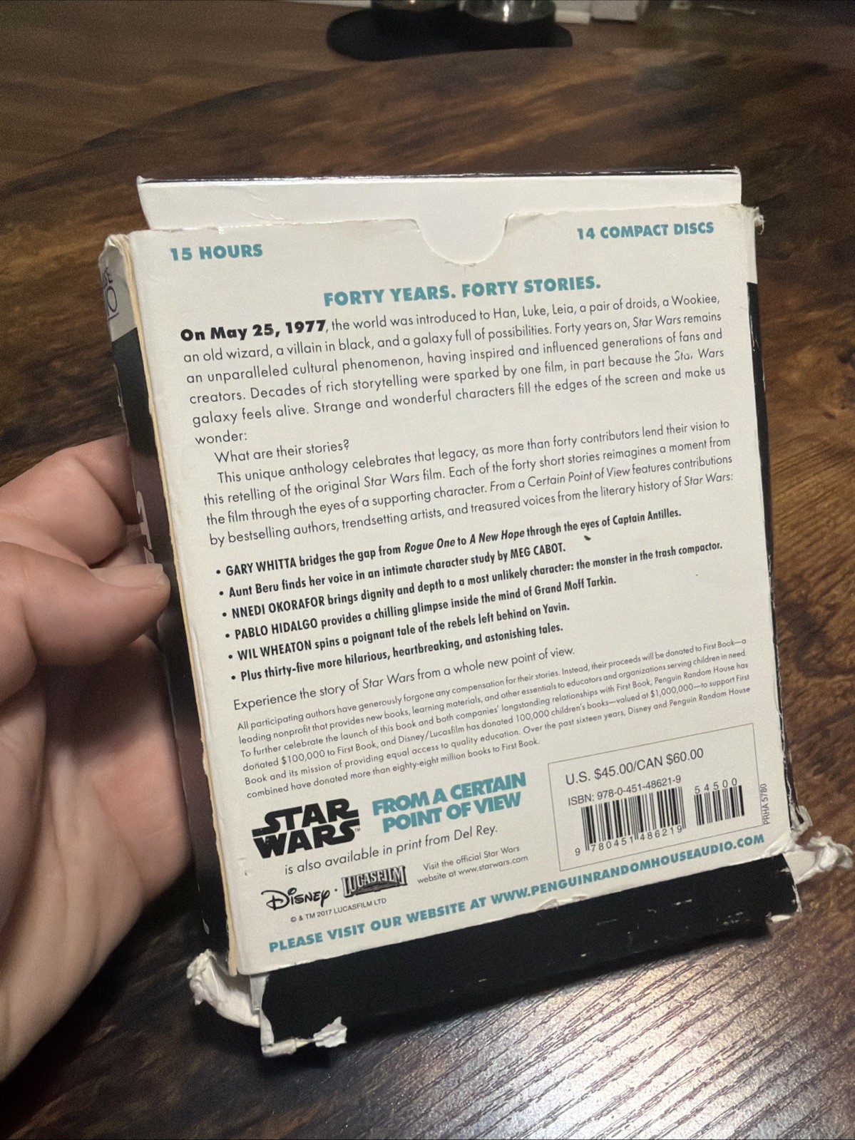 Star Wars From a Certain Point of View 14 Disc CD Set Audio Very Damaged Box