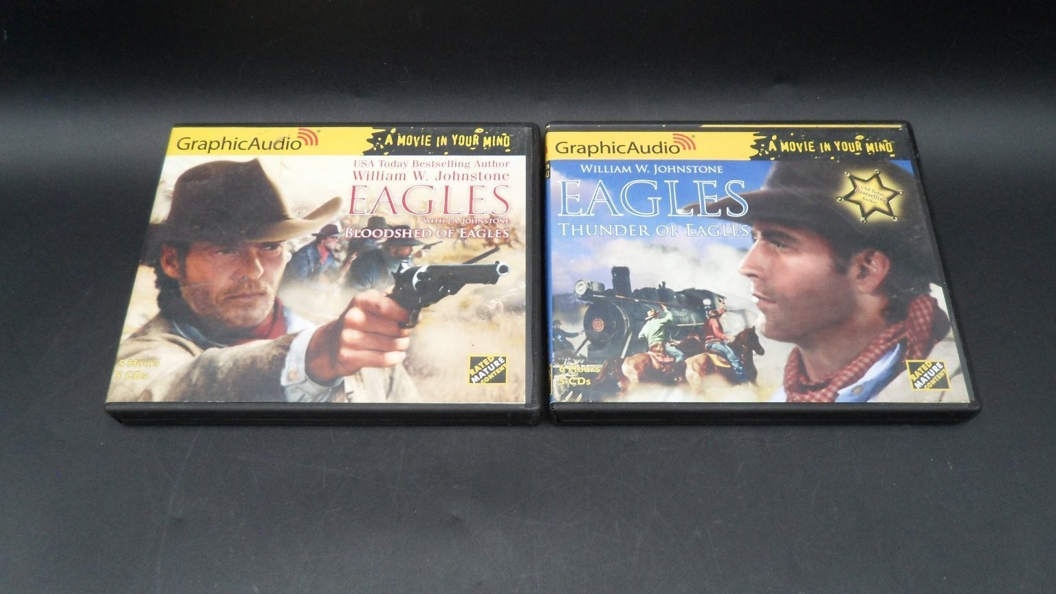 Eagles Series Audiobooks GraphicAudio Lot of 5 William W. Johnstone Full Cast