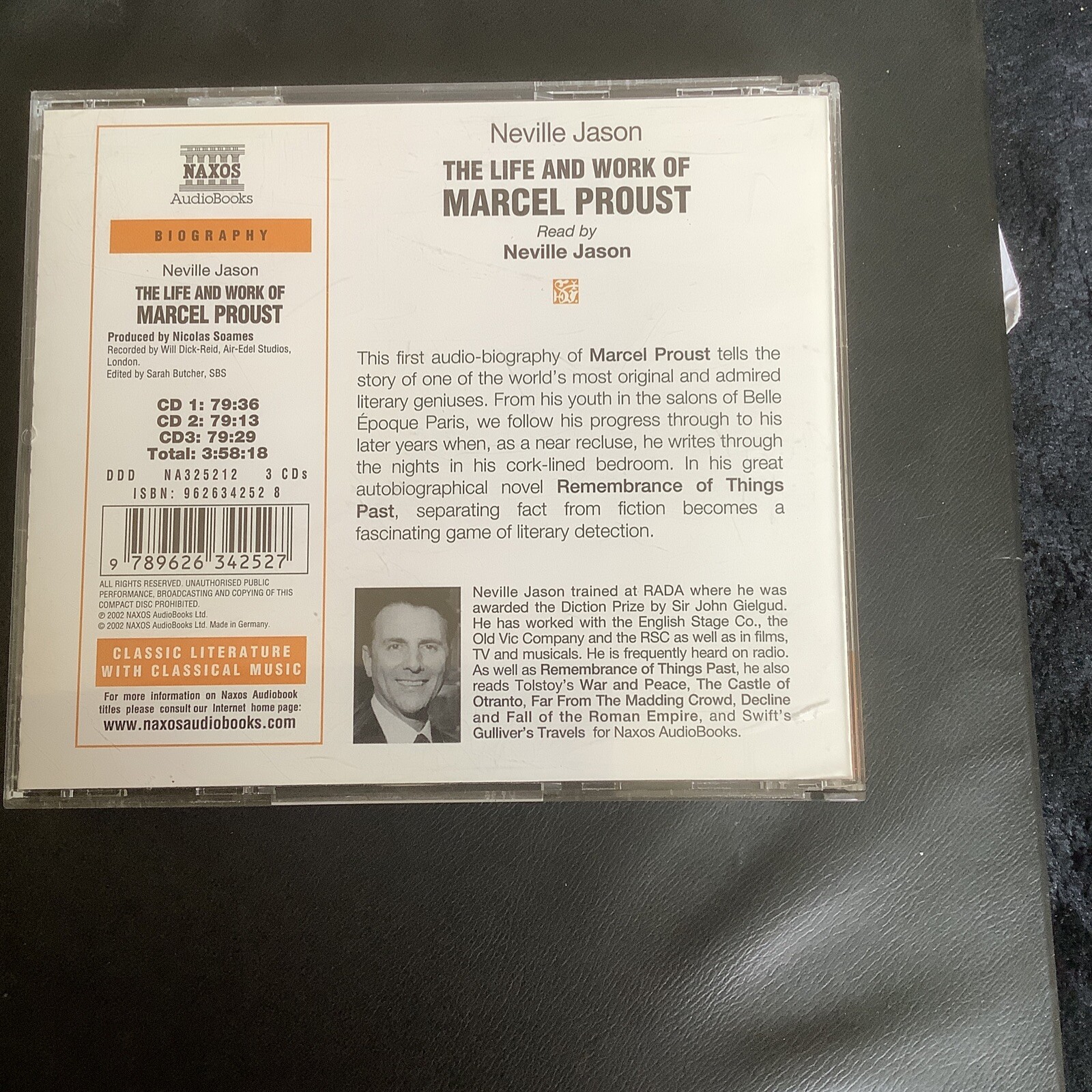 The Life and Work of Marcel Proust by Marcel Proust (Audio CD, 2002)