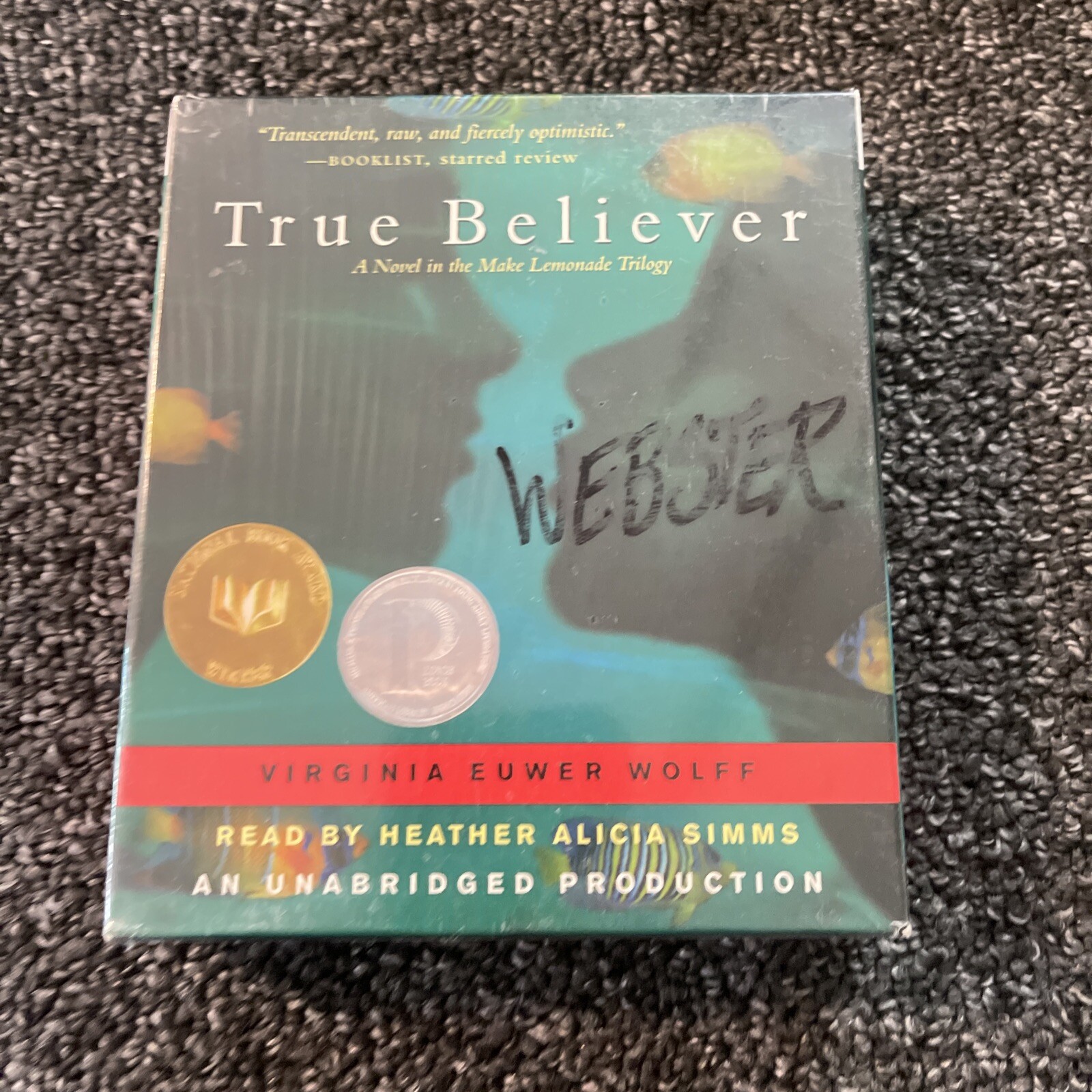 True Believers Audio Book 4 CD a Novel in the Make Lemonade Trilogy New Sealed