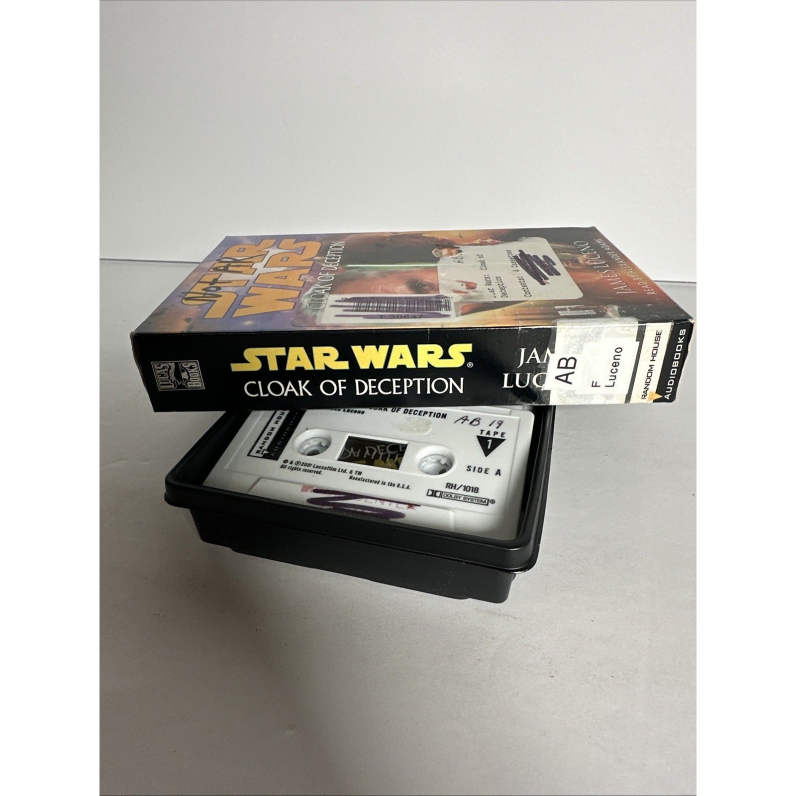 Star Wars Ser.: Cloak of Deception by James Luceno (2001, Audio Cassette,…