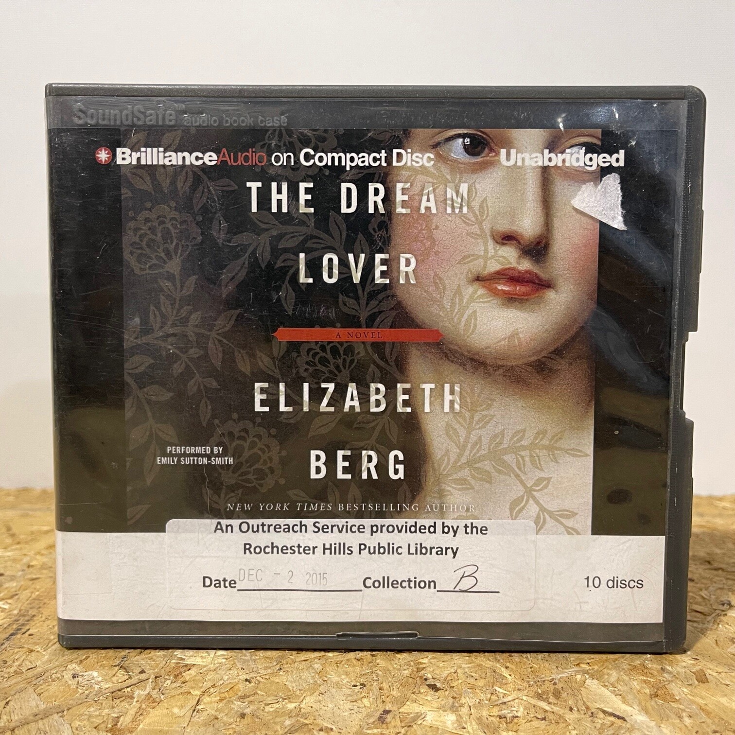 The Dream Lover by Elizabeth Berg Ex Lib 10 CD Unabridged Audiobook Free Ship