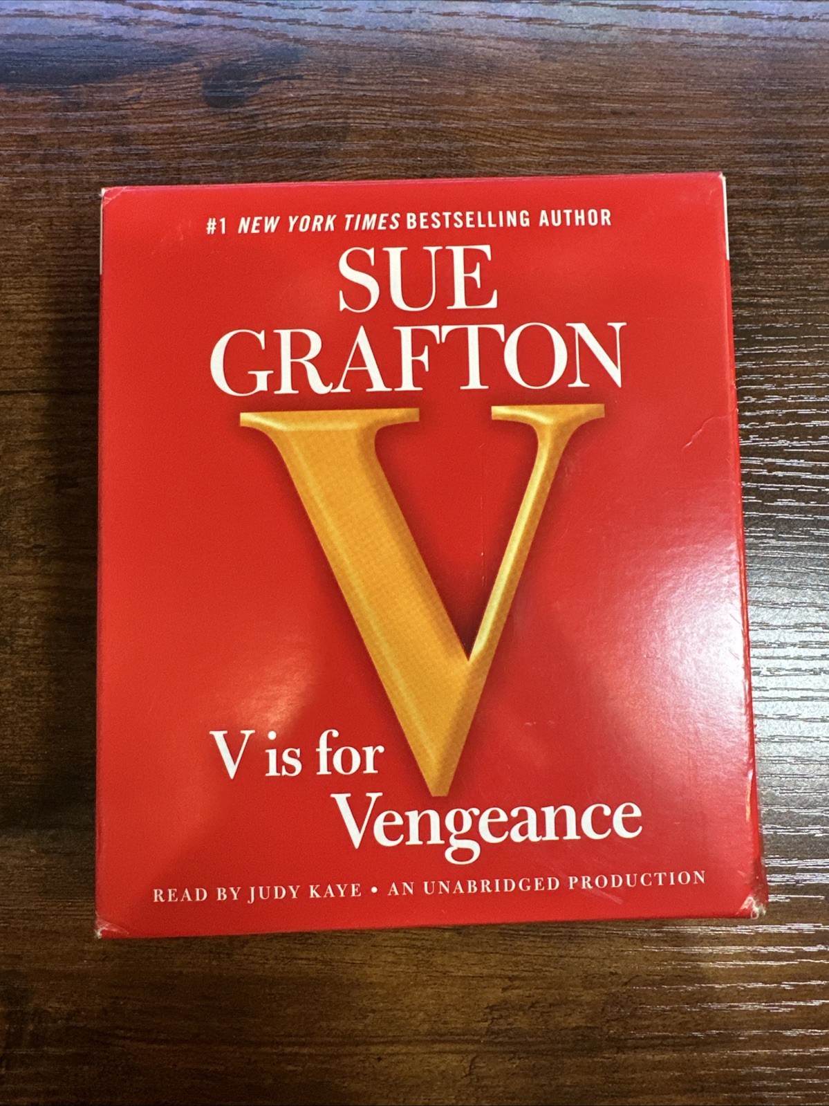 V Is for Vengeance by Sue Grafton Kinsey Millhone Series Unabridged CD Audiobook
