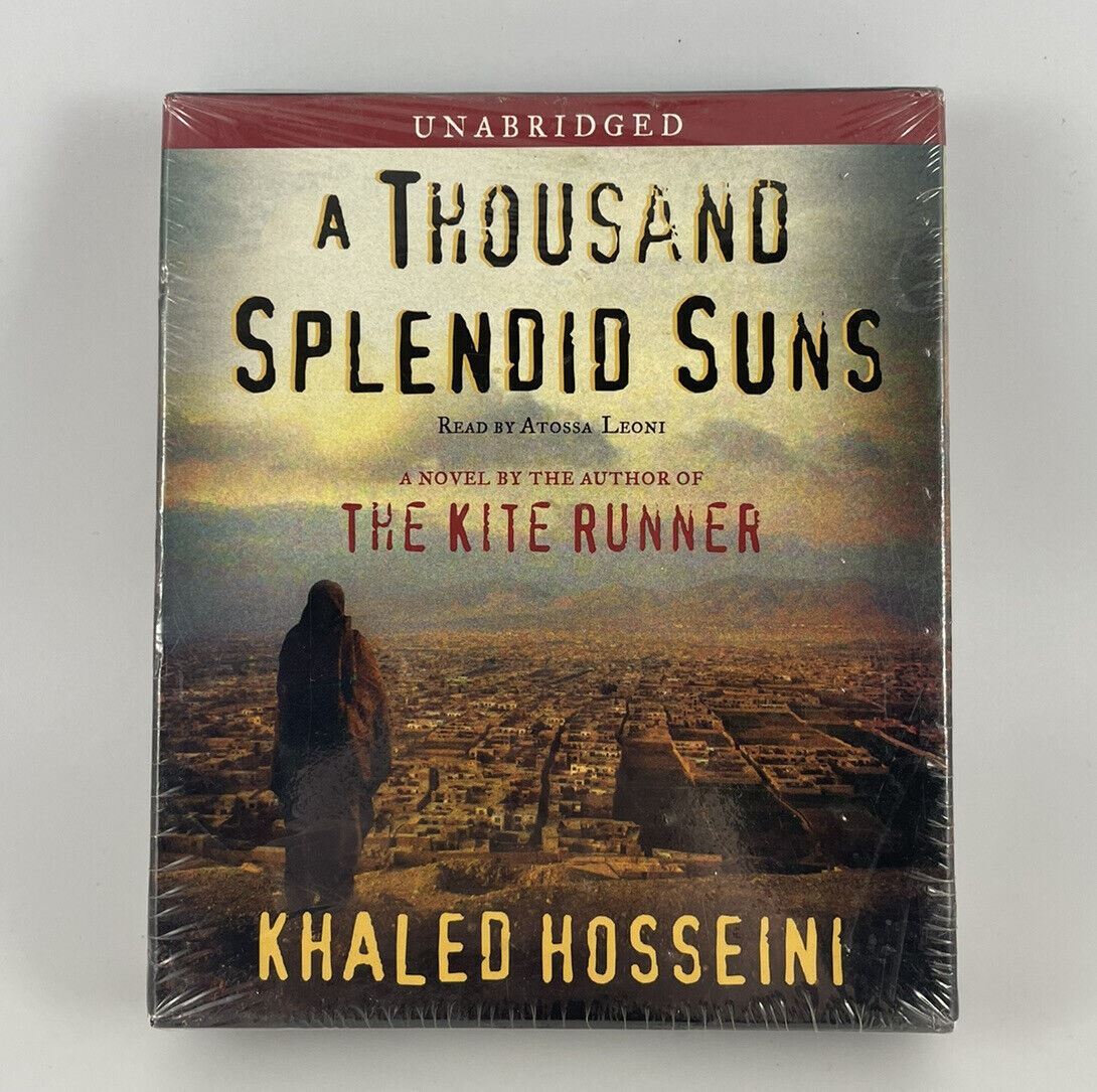 A Thousand Splendid Suns By Khaled Hosseini Audiobook CD Novel Book New
