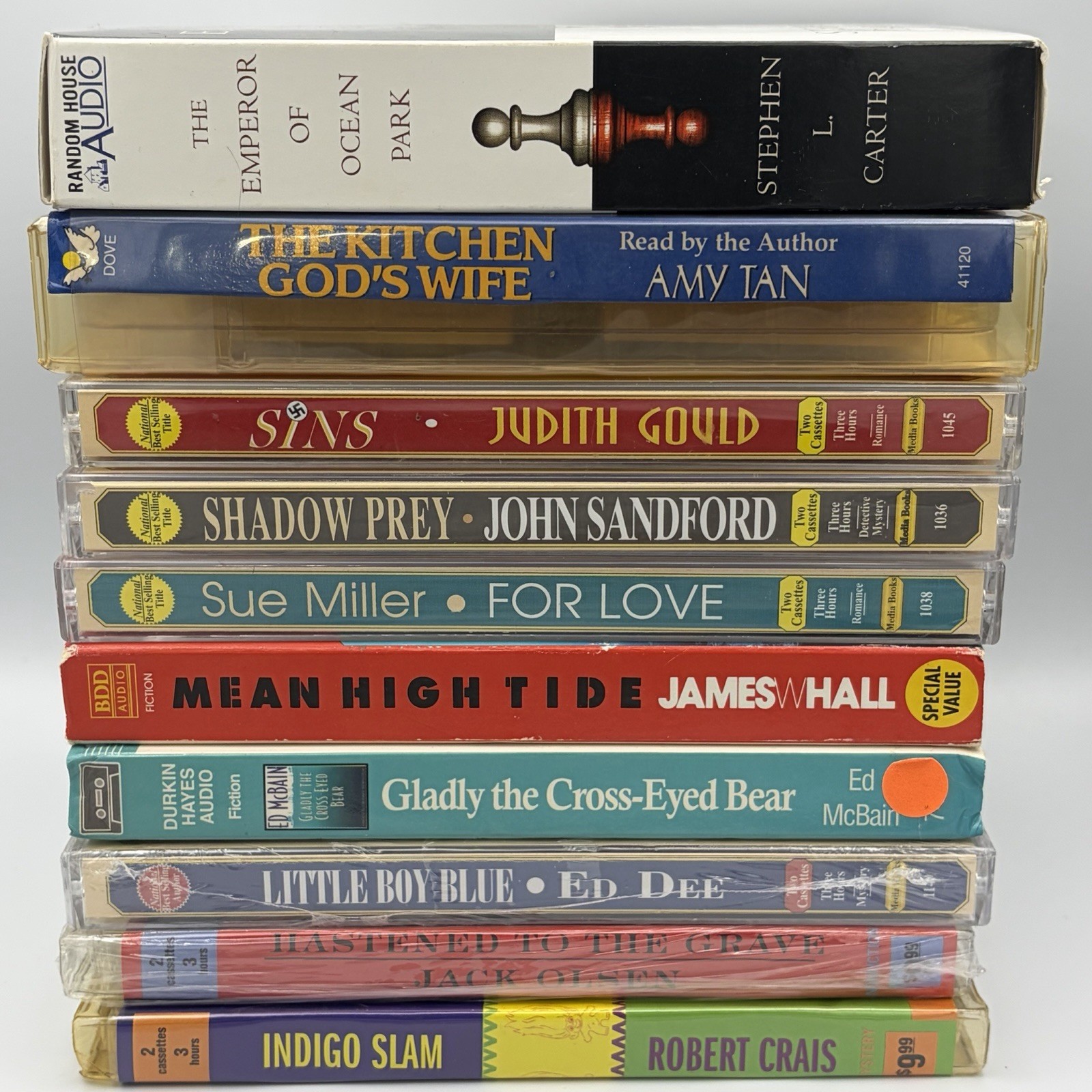 Lot Of 10 Crime Thriller Mystery Audio Cassette Stories 2 Sealed