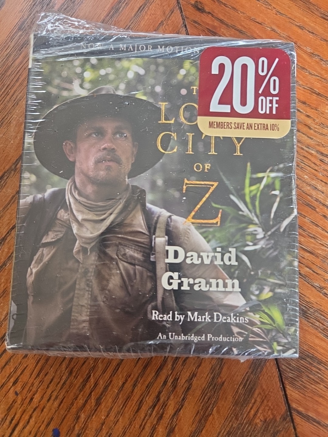 THE LOST CITY OF Z AUDIOBOOK CD David Grann Exploration Amazon Jungle New