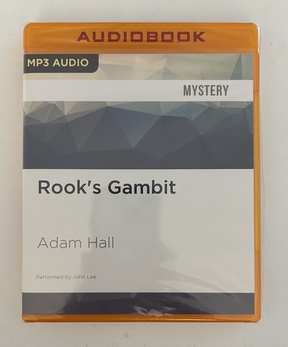 Rook’s Gambit: An Adam Hall Novel (performed By John Lee) MP3-CD New Sealed