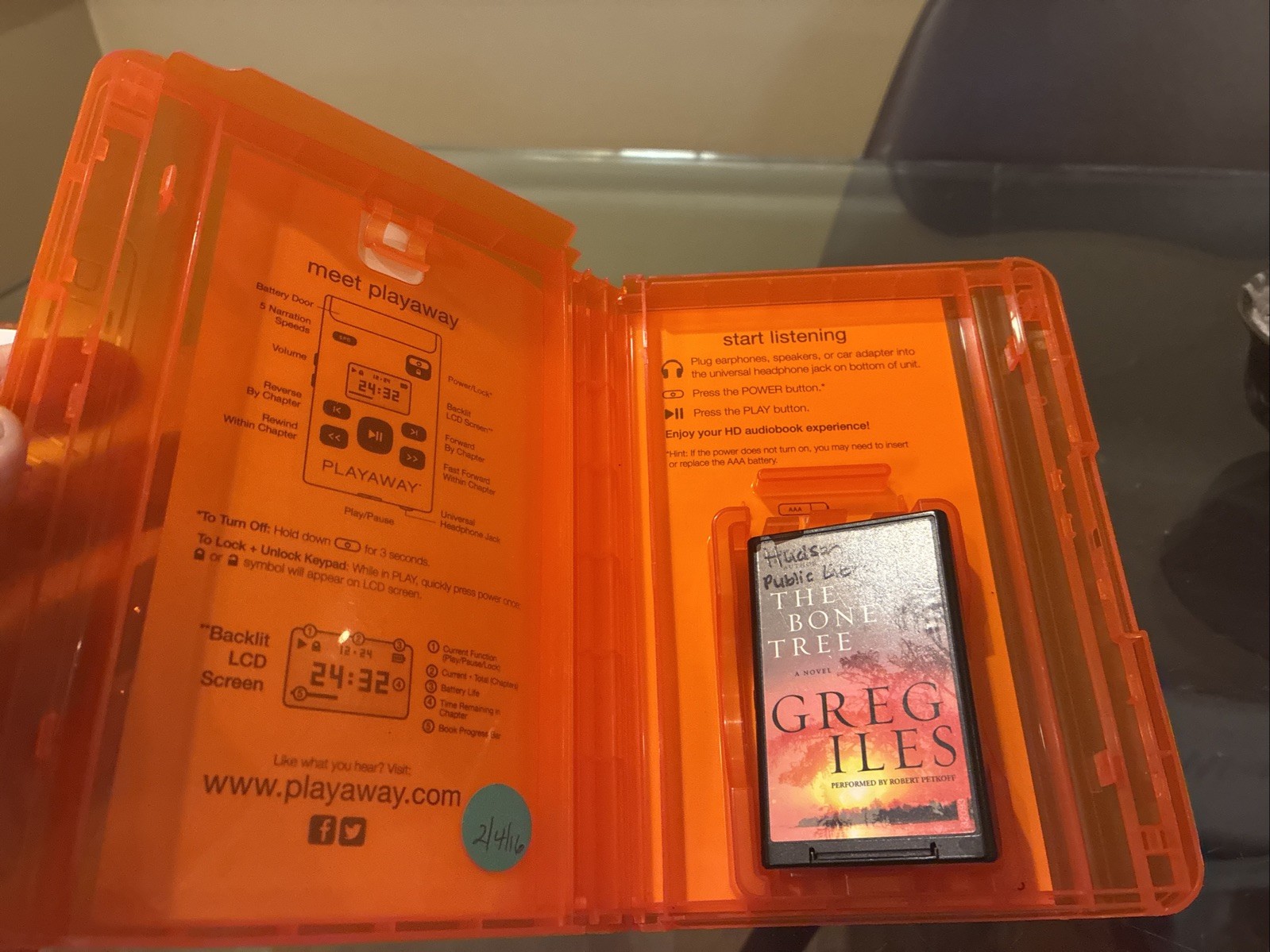 Playaway Lot Of 17 Audiobooks — Novels Including Thrillers, Drama, Crime, Etc