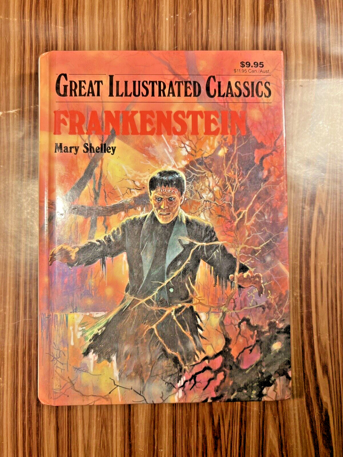 Frankenstein Mary Shelley Great Illustrated Classics Book 1993 Horror Monster HC