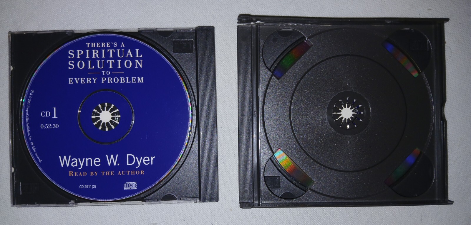 Wayne Dyer 3 CD Set There’s A Spiritual Solution to Every Problem Read Descript.