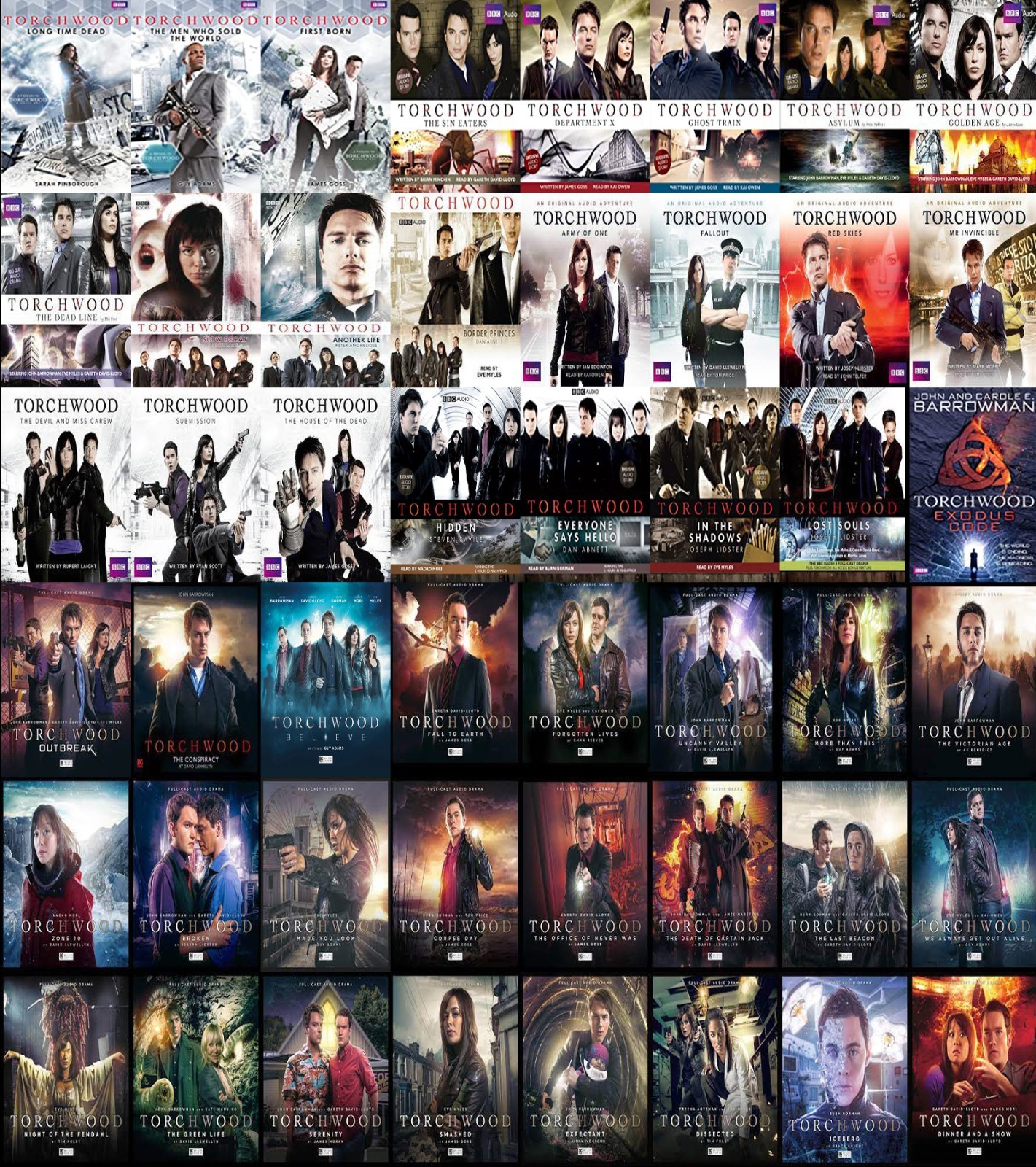 The TORCHWOOD Science Fiction Series — 52 MP3 Audiobook Collection