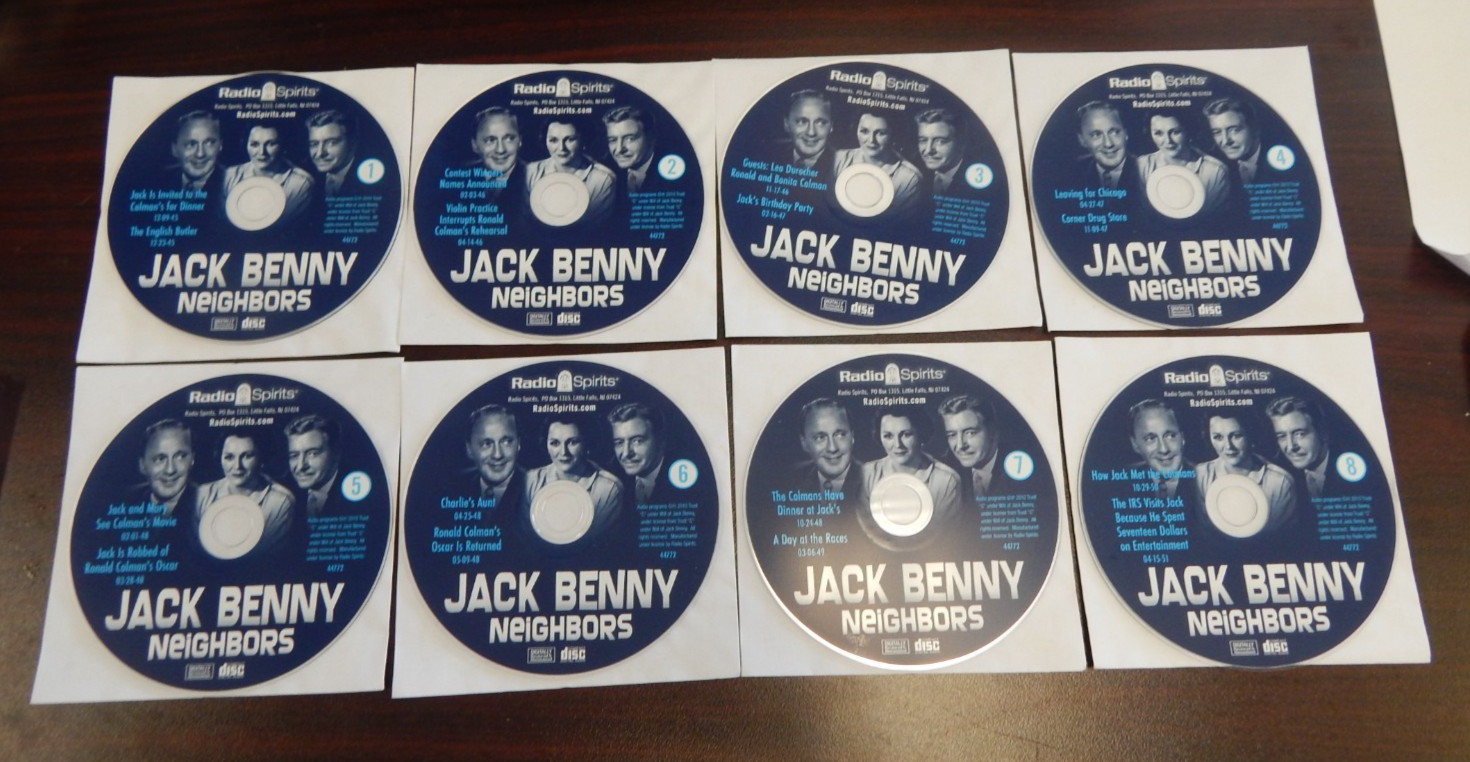 JACK BENNY NEIGHBORS CLASSIC COMEDY AUDIO CDs RADIO SPIRITS