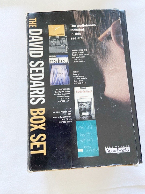 The David Sedaris Box Set Audio Book 10 Cassettes 2000