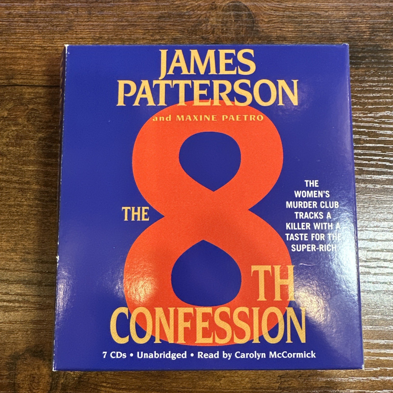8th Confession Unabridged CD James Patterson Women’s Murder Club 7 CD’s