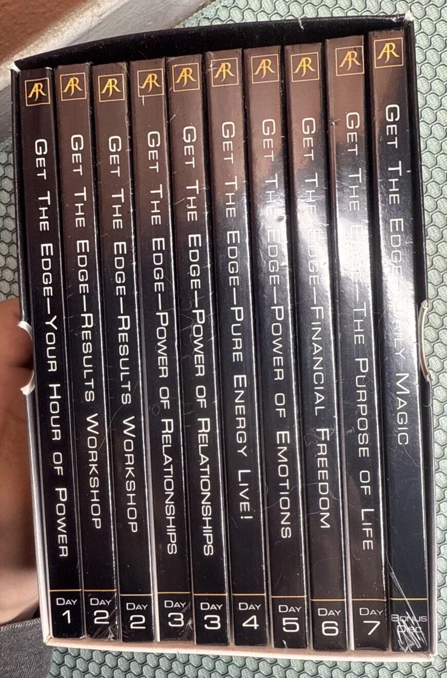 Anthony Tony Robbins Get The Edge InComplete CD Box Set MISSING DISC 1