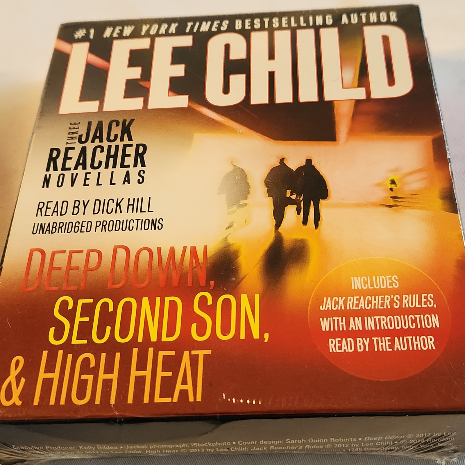 New Sealed LEE CHILD Deep Down Second Son & High Heat Jack Reacher Audiobook CD