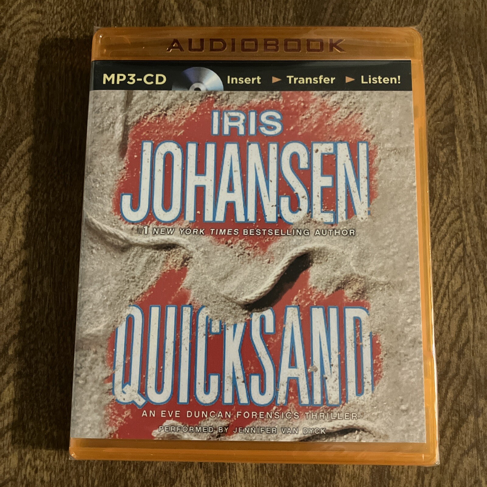 Iris Johansen — Quicksand, MP3-CD Audiobook, NEW, SEALED (957)