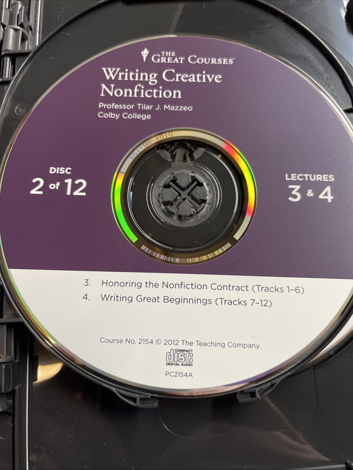 The Great Courses: Writing Creative Nonfiction 12 Audio CDs Only Volume 1 & 2