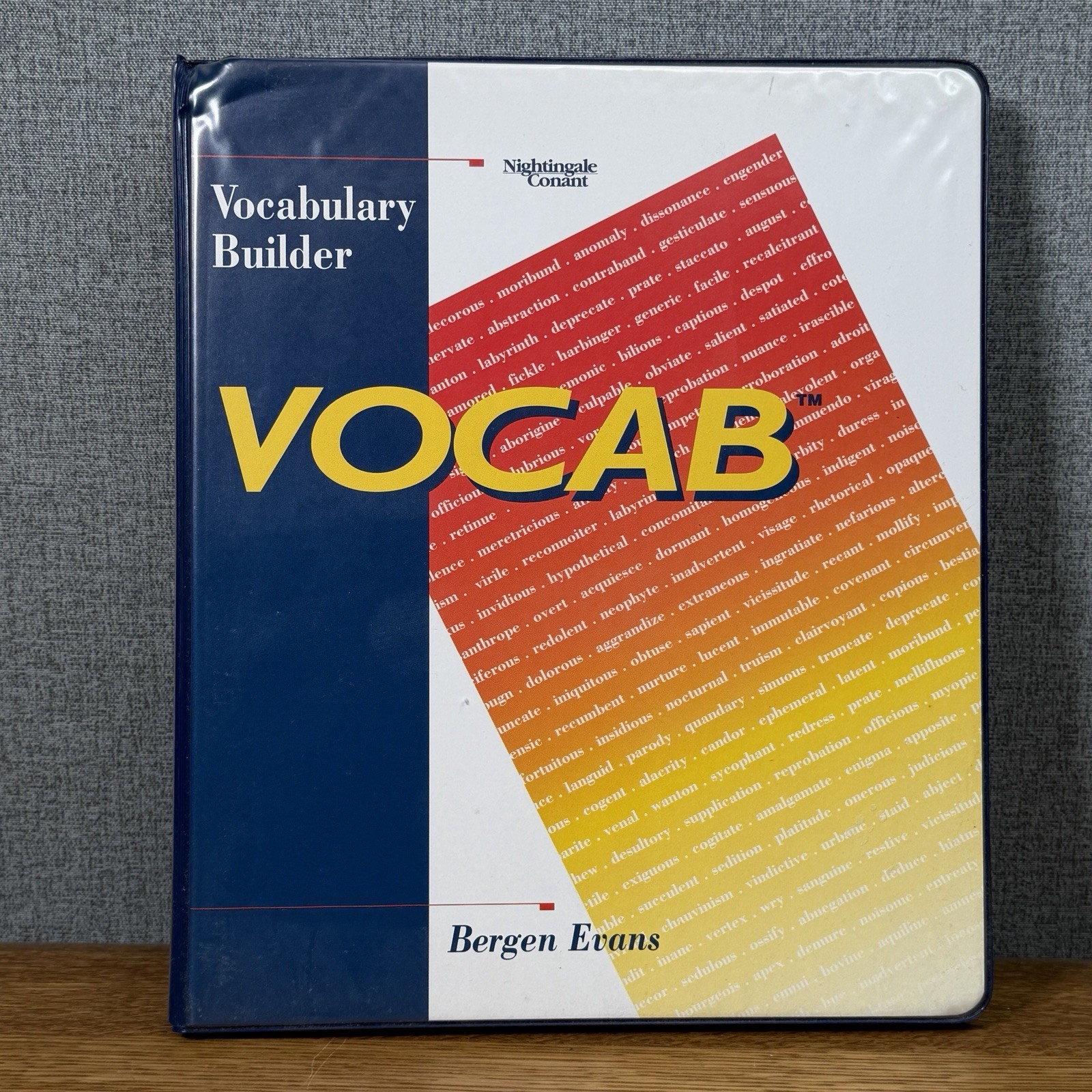 Bergen-Evan’s VOCAB Vocabulary Program 6 Cassette Tape Nightingale Conant