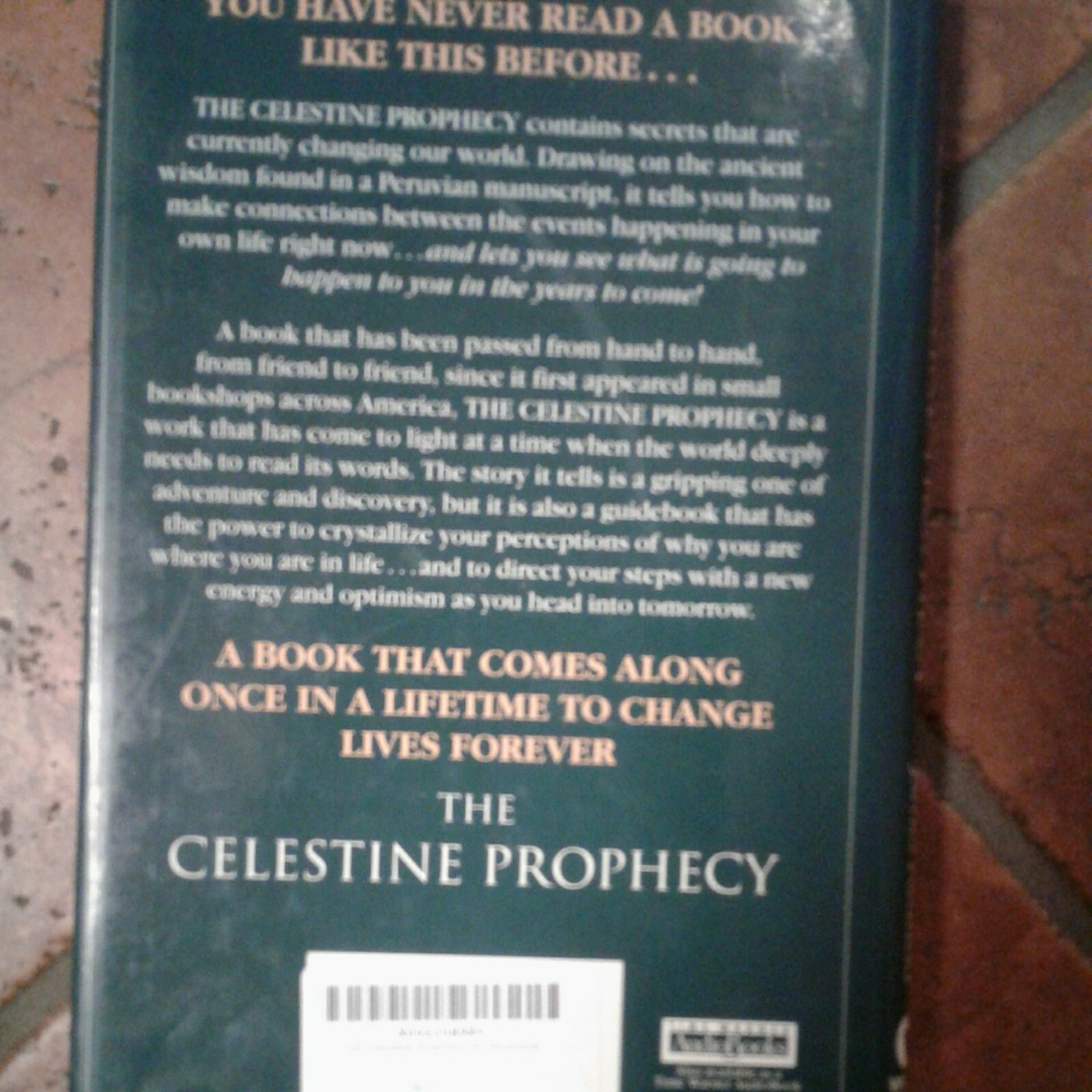 The Celestine Prophecy by James Redfield Hardcover W/Dust Jacket