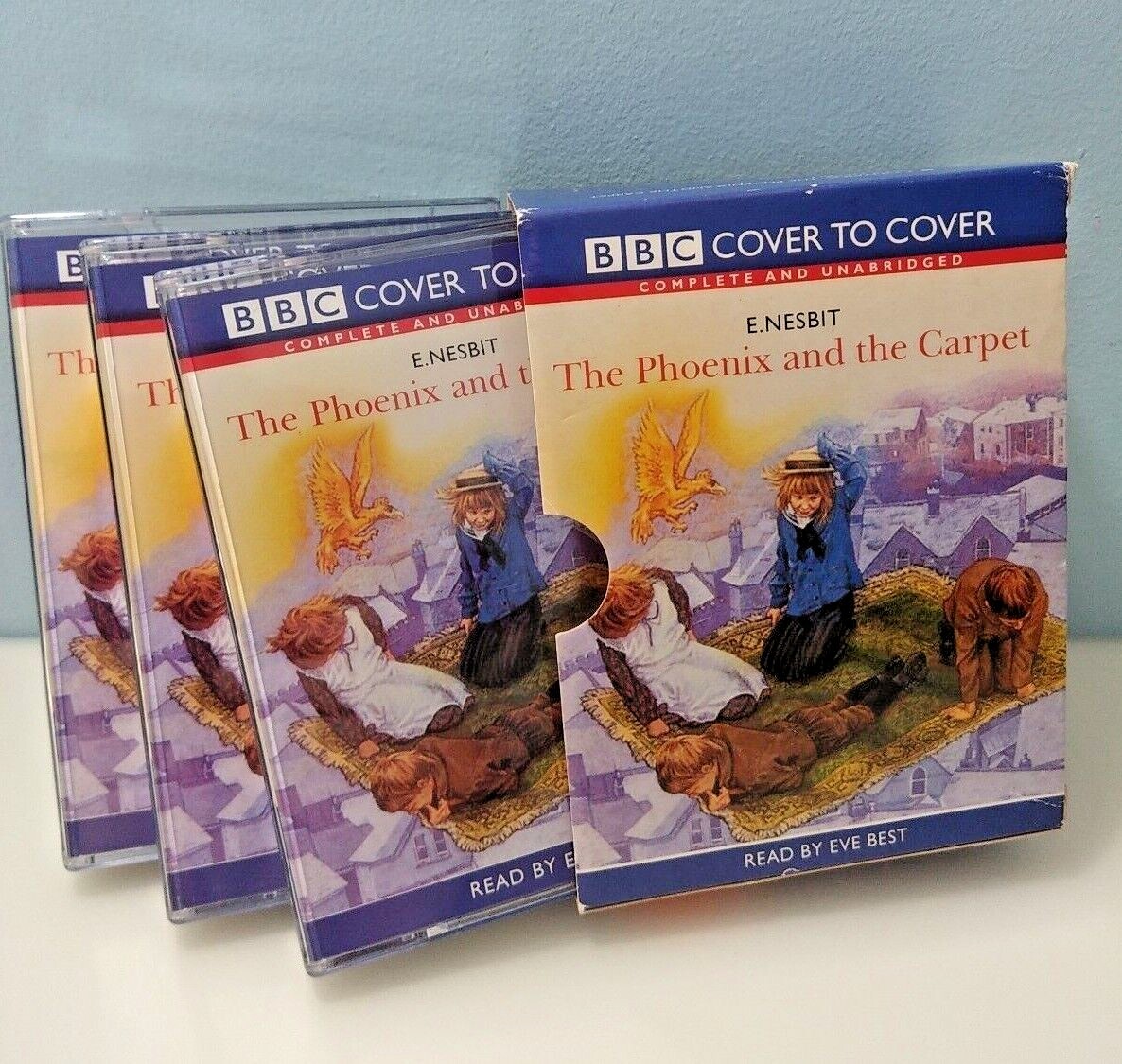 THE PHOENIX AND THE CARPET BY E. NESBIT AUDIO BOOK CASSETTES 1 MISSING