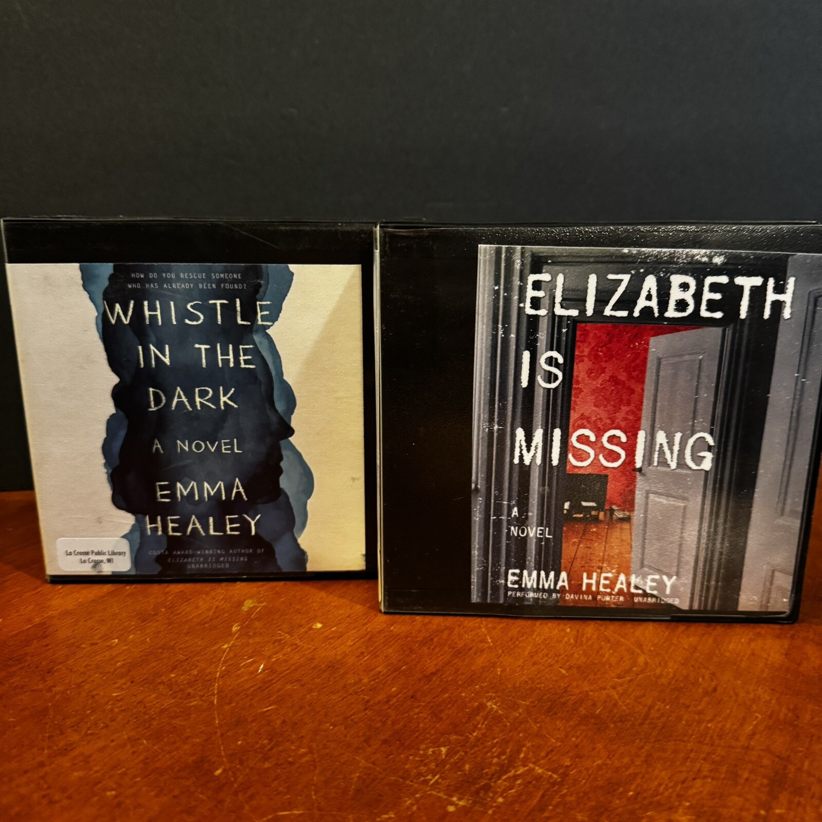 Lot: 2 Emma Healey Audio Book CD Elizabeth Is Missing Whistle In The Dark