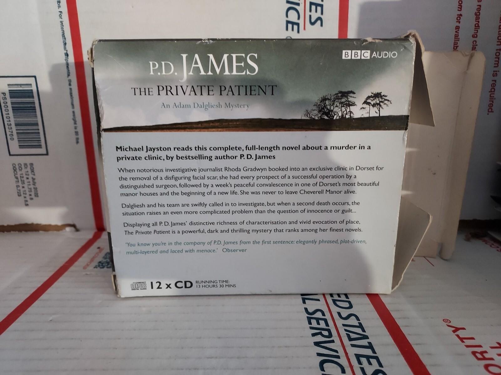 The Private Patient (unabridged, 12 CDs) P. D. James Good Used Audiobook — #162j