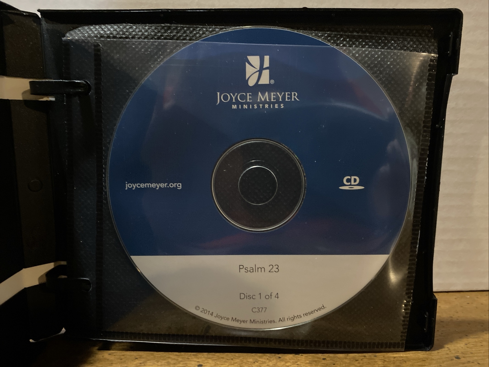 JOYCE MEYER: THE LORD IS MY SHEPHERD PSALM 23 4 CD AUDIO BOOK C377! NEAR MINT!