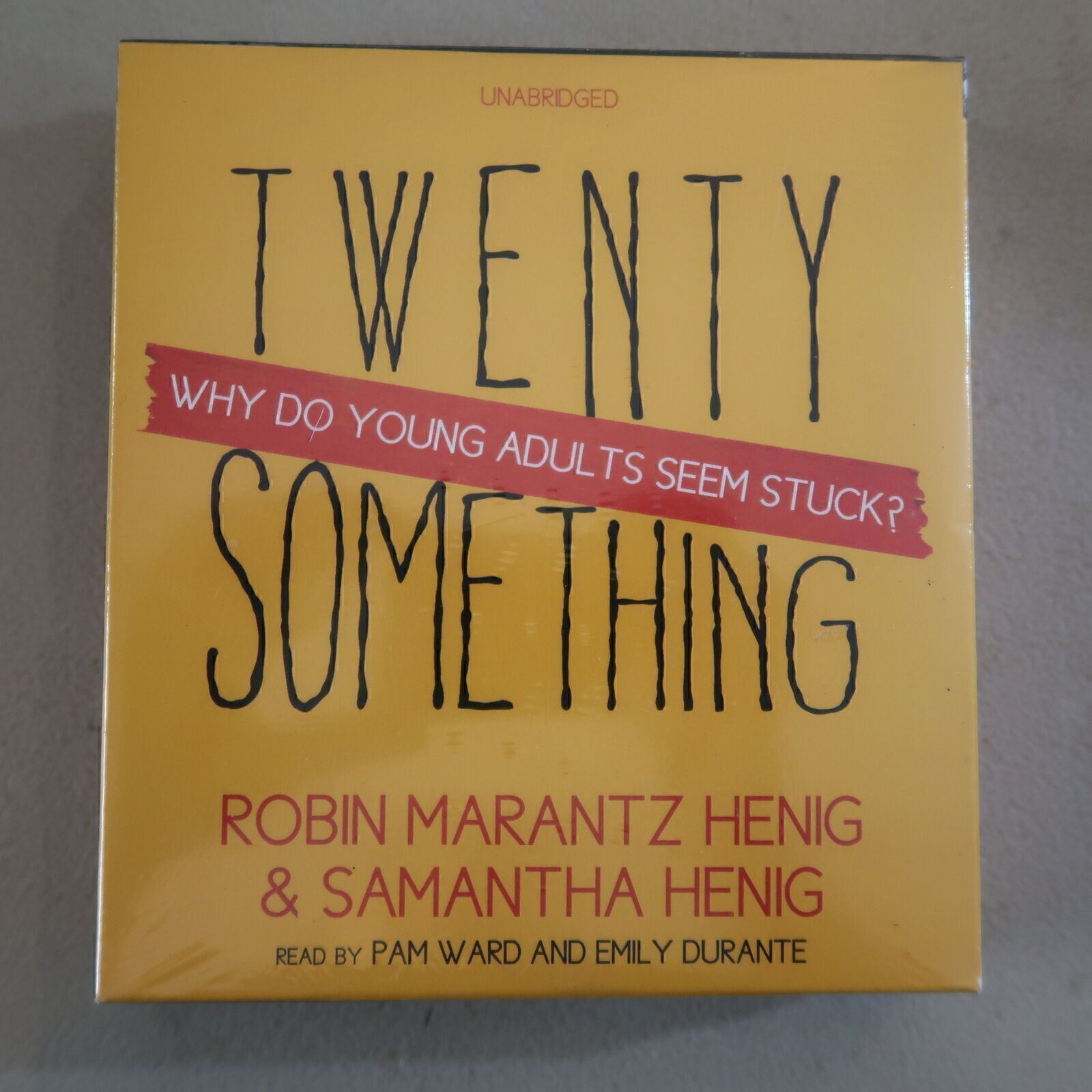 Twentysomething : Why Do Young Adults Seem Stuck? by Henig & Marantz Henig NEW