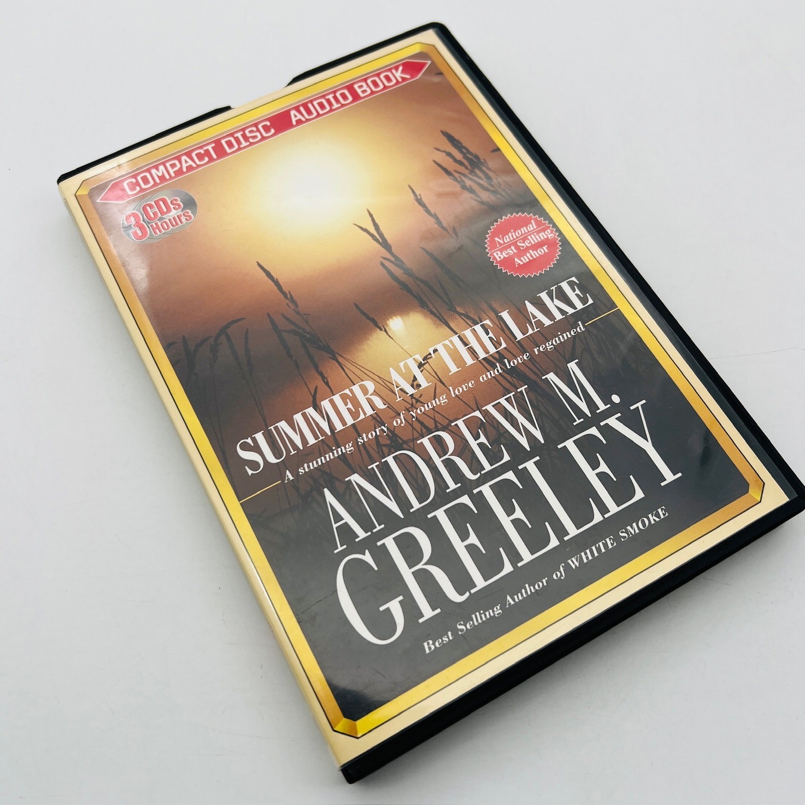 Summer at the Lake Andrew M Greeley Audio Book 3 CD Set Mystery Romance 1997